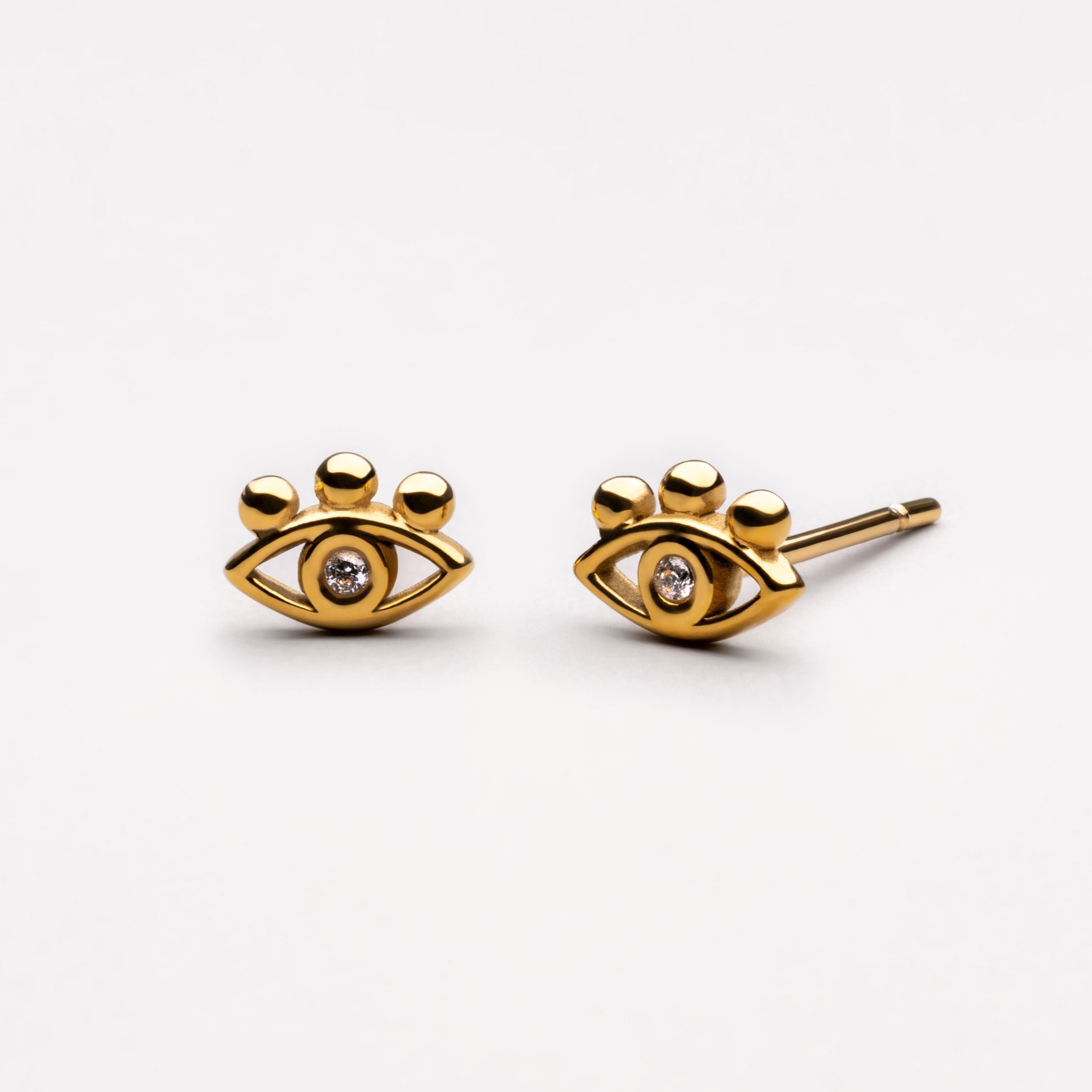 Evil Eye Stud Earrings