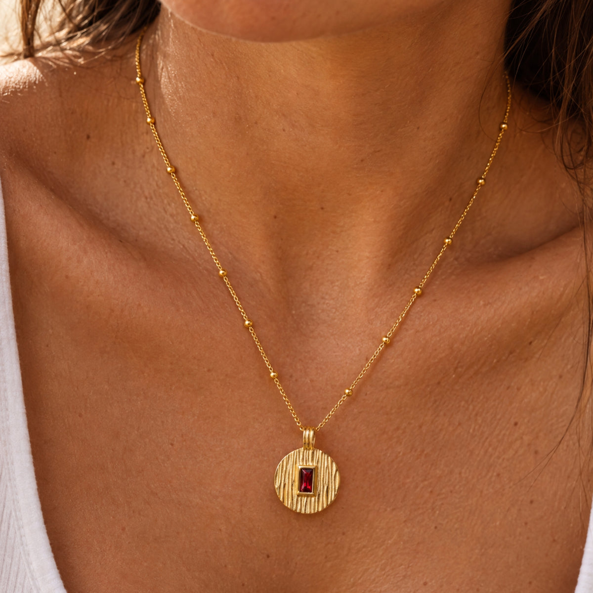 Garnet Necklace