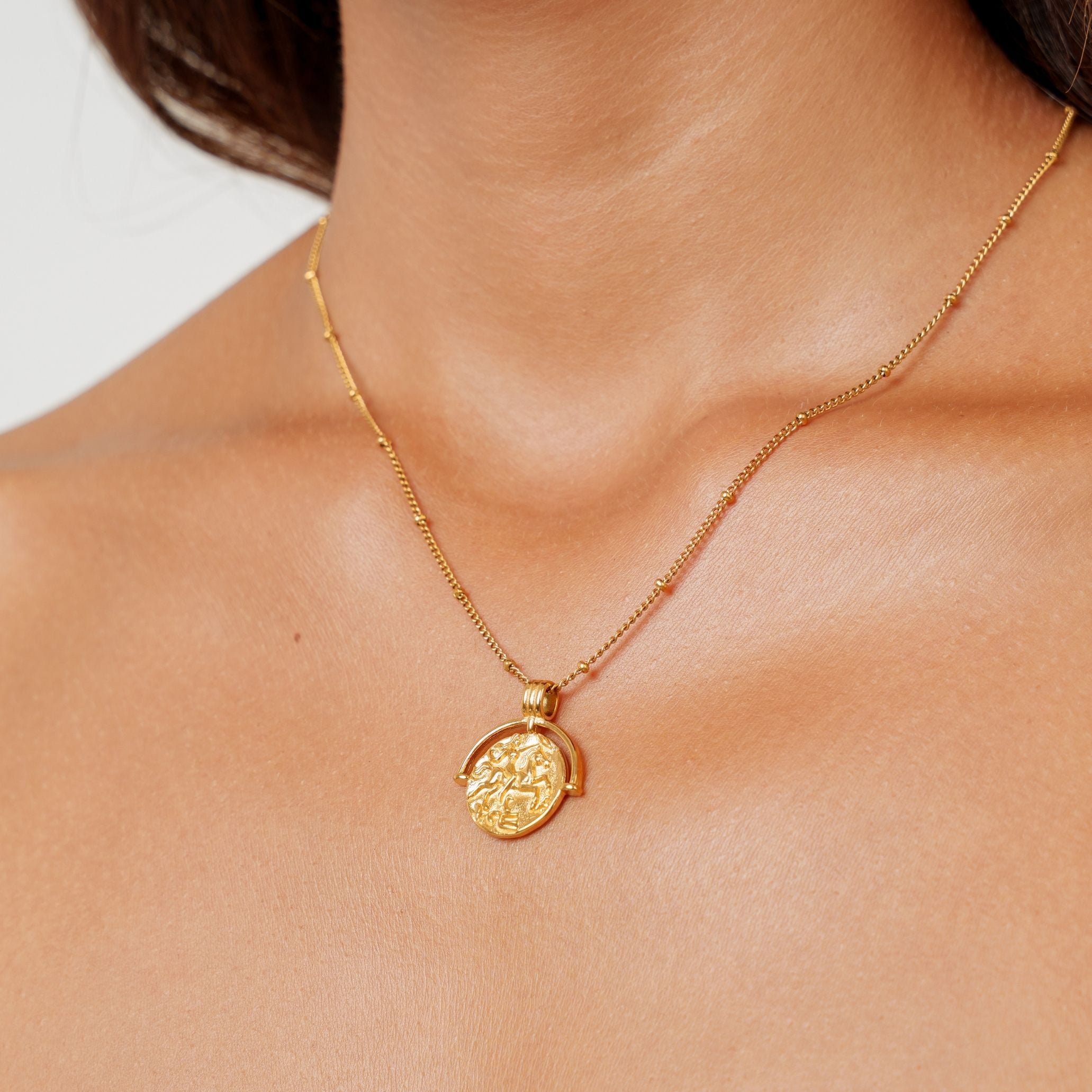 Coin Pendant Necklace