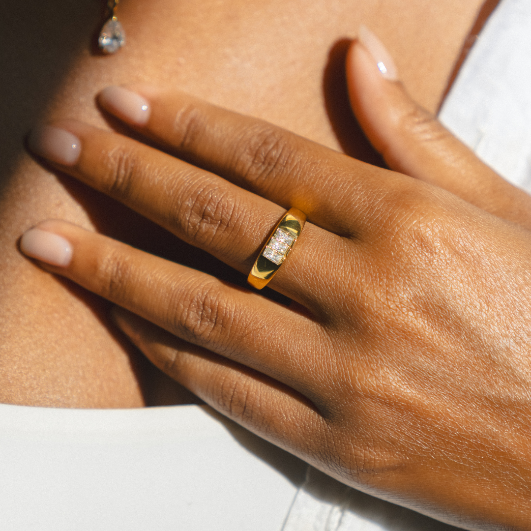 Baguette Signet Ring