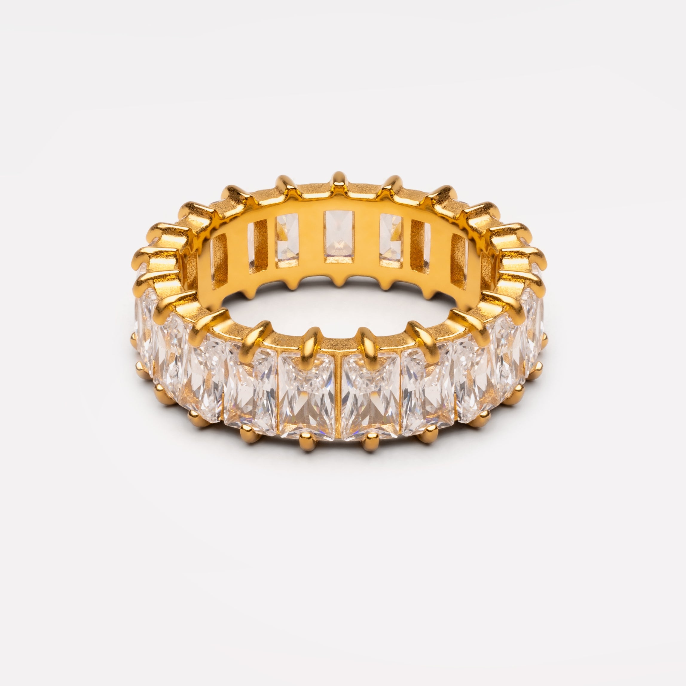 Gold Crystal Ring