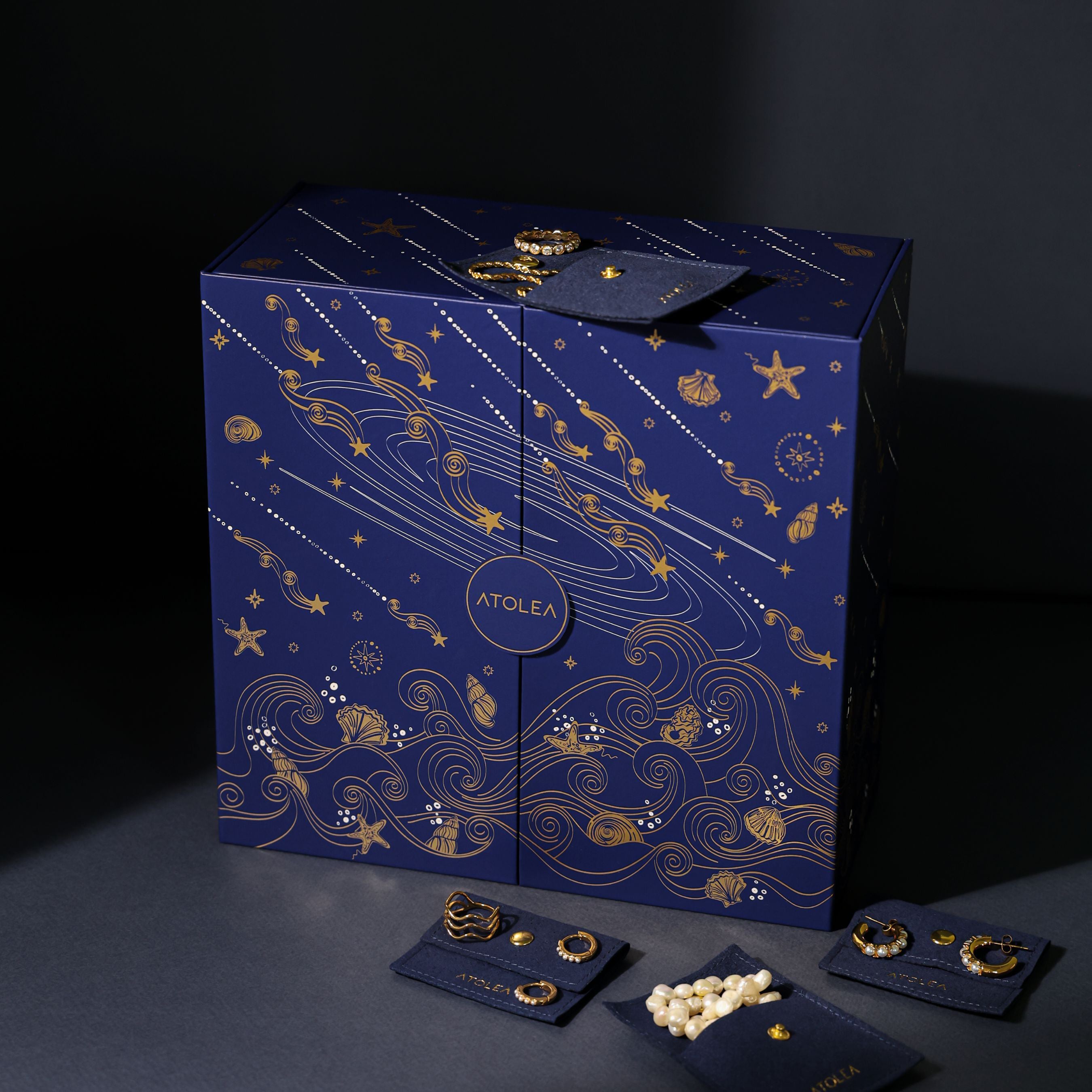 Gold Jewelry Advent Calendar