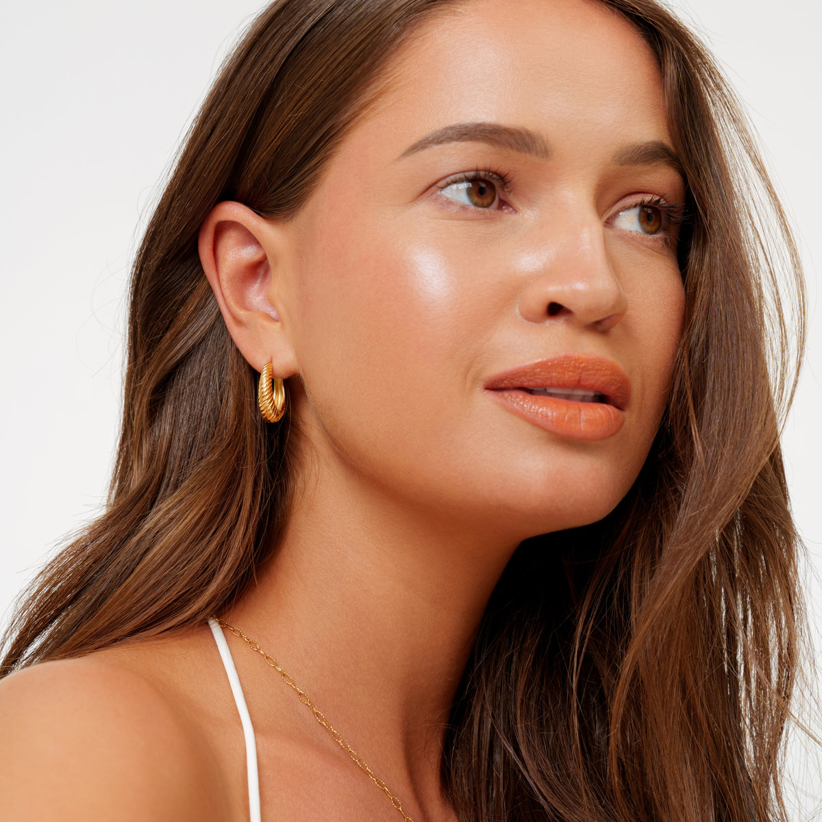 Gold Portofino Hoops