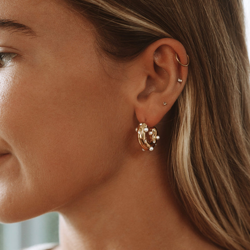 Gold Summer Earrings