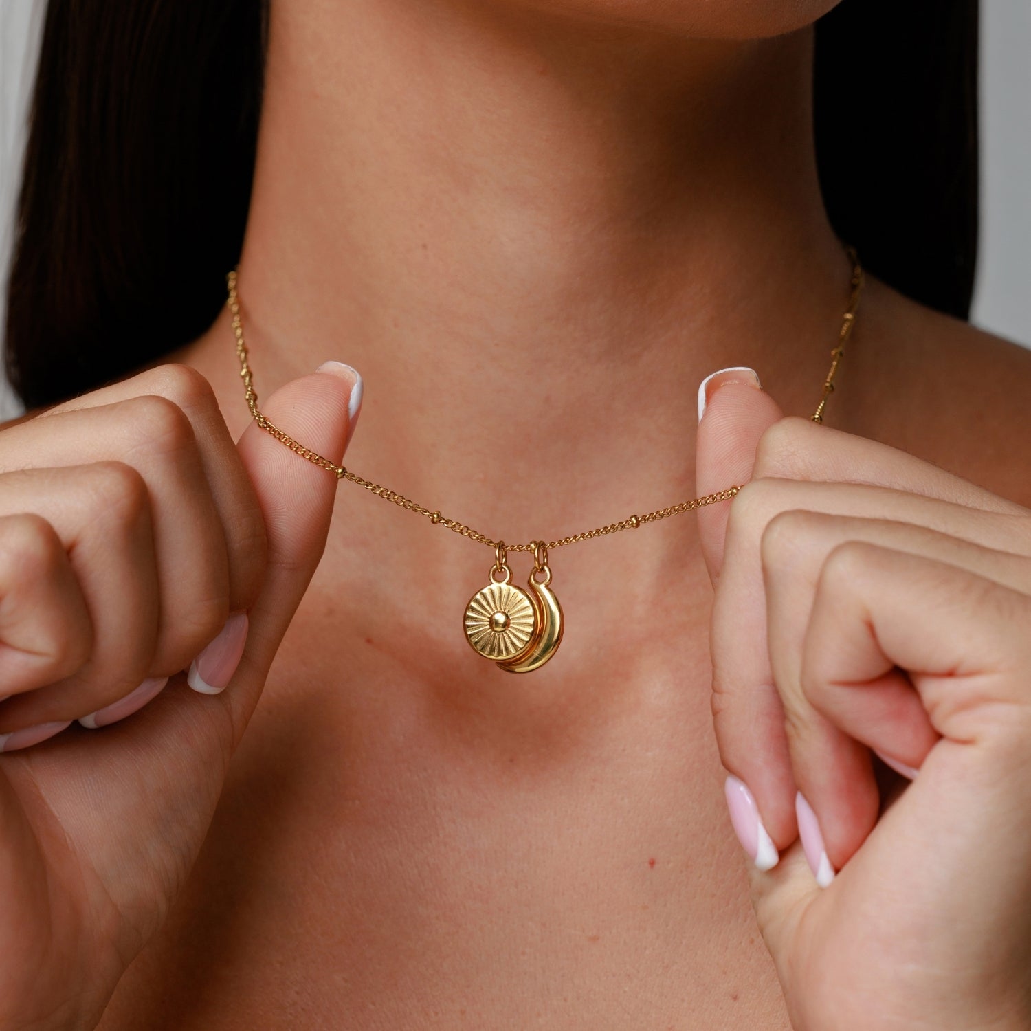 Gold Sun Necklace