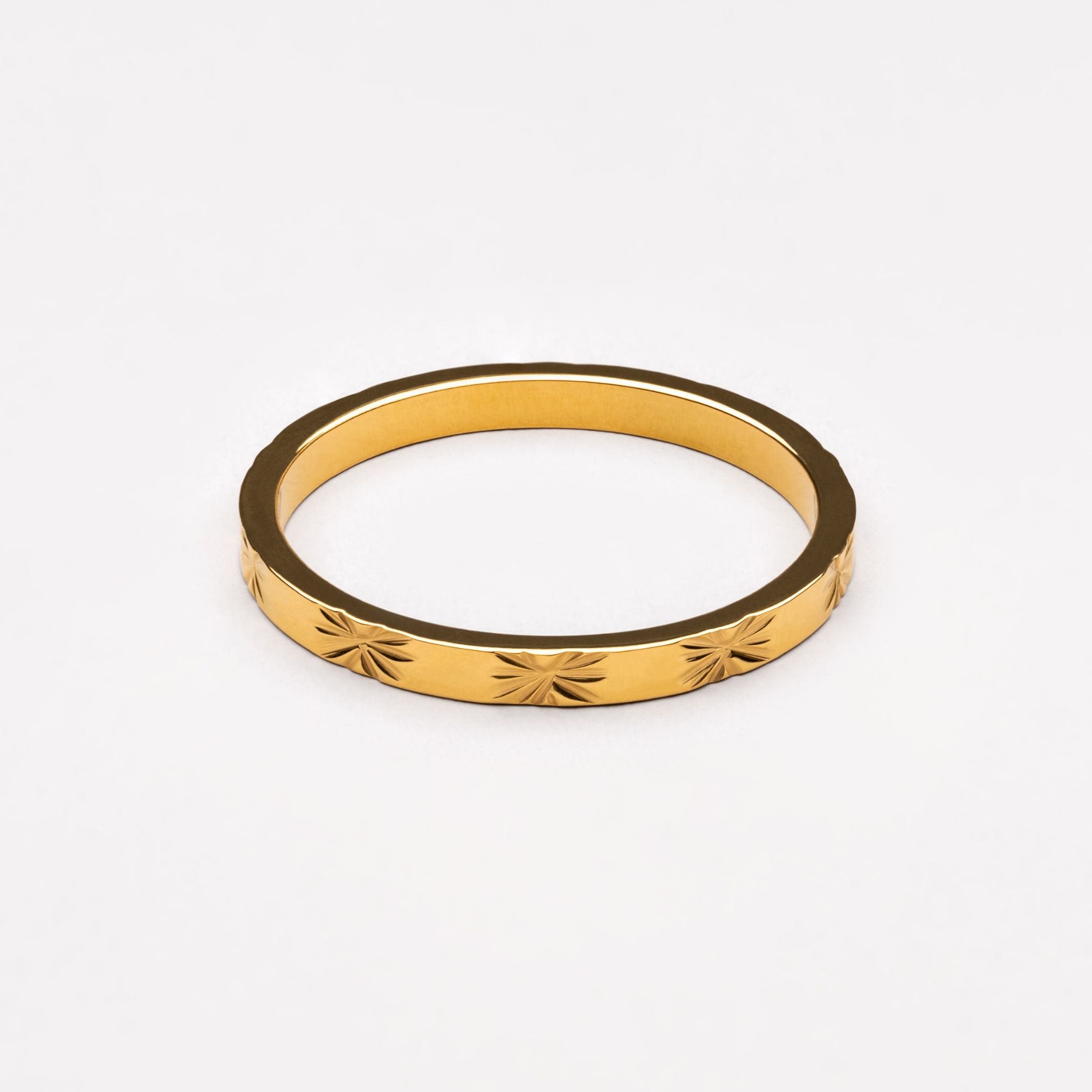 Gold Sunburst Ring