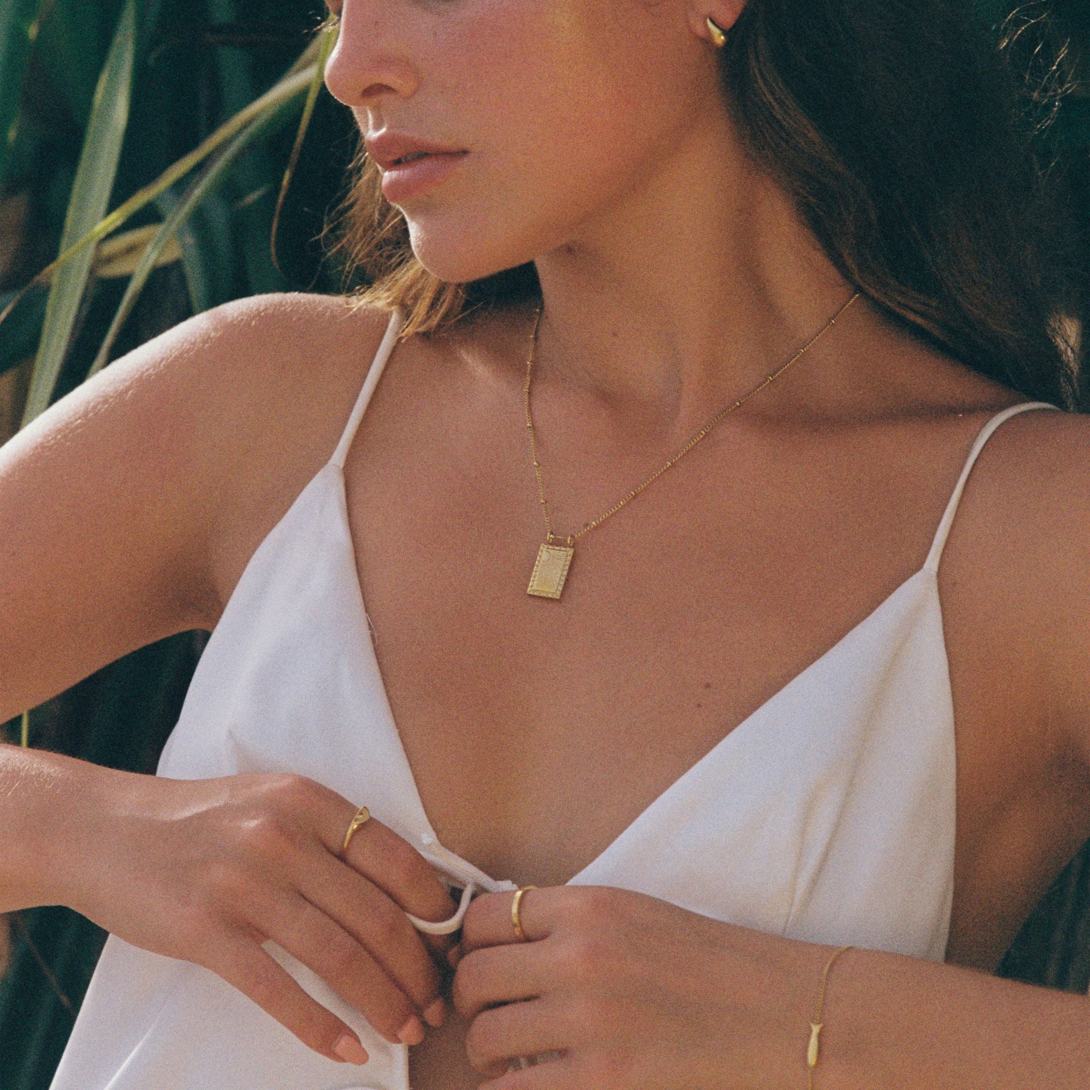 Gold Sunset Necklace