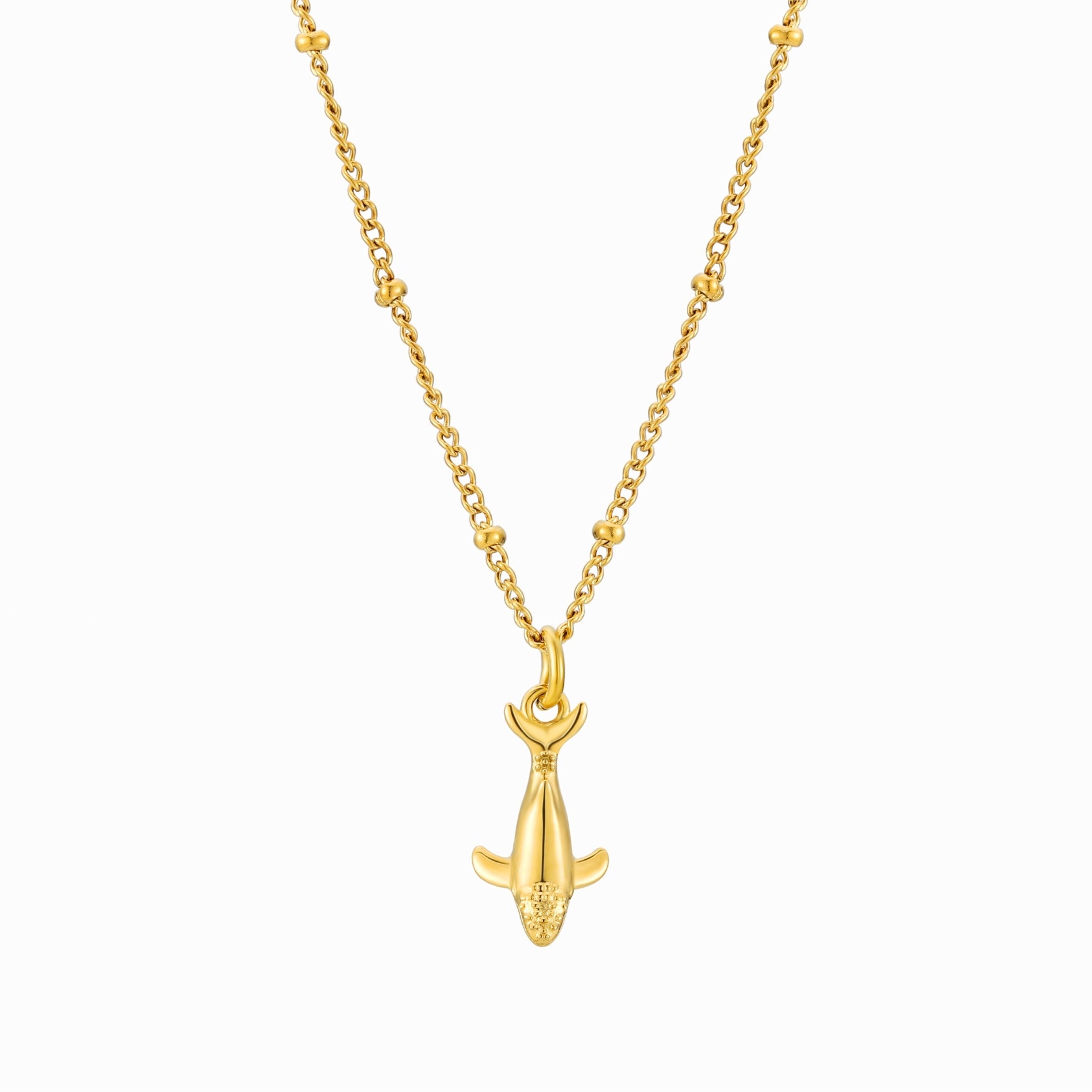 Gold Whale Necklace