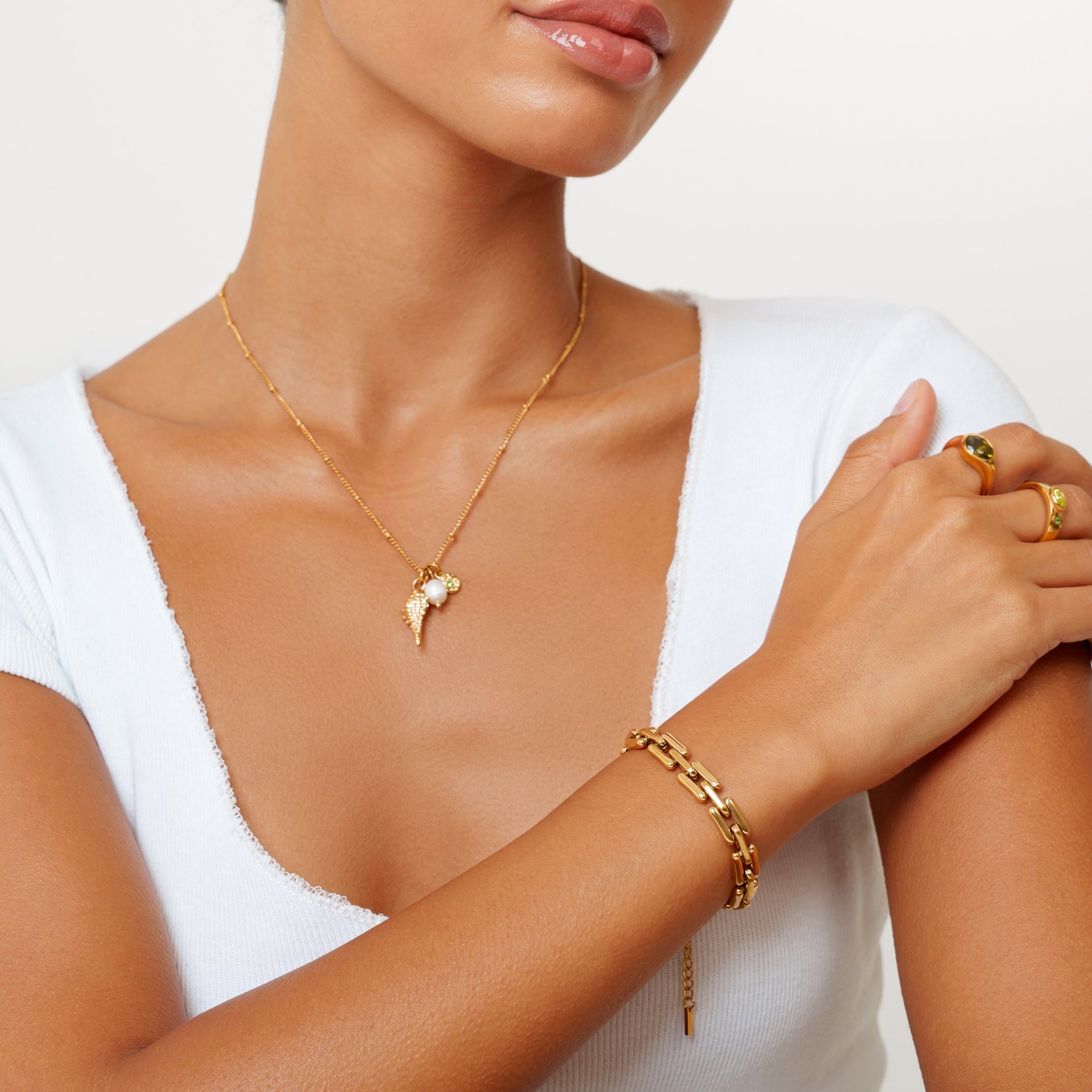 Golden Chunky Bracelet