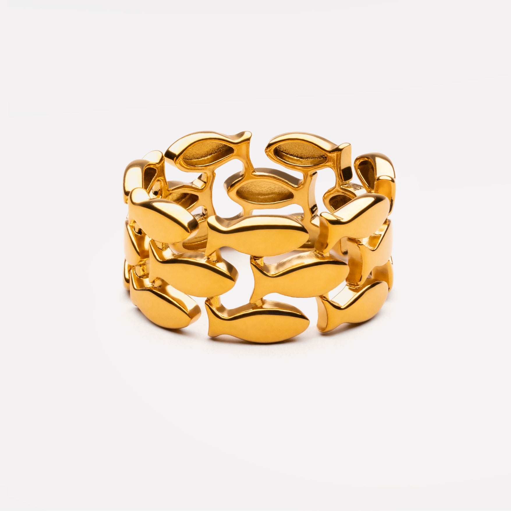 Golden Fish Ring