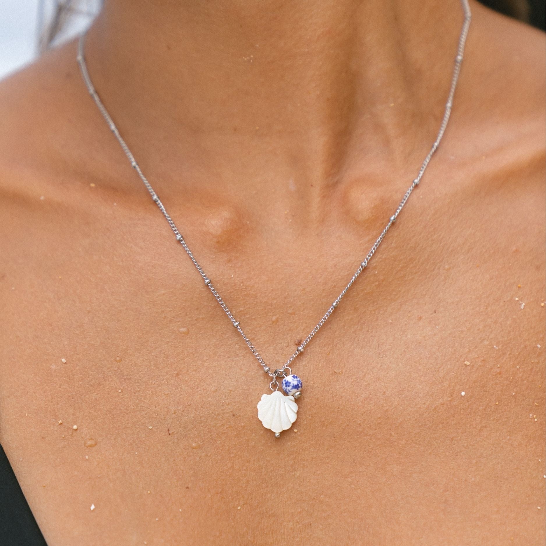 【マレーシアボルネオ島にて購入】ネックレス Santorini Necklace