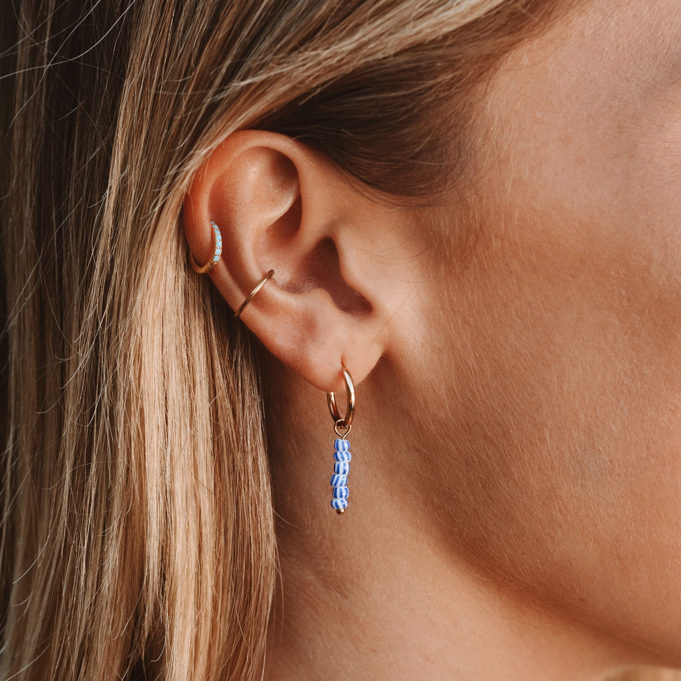 greek hoops earrings