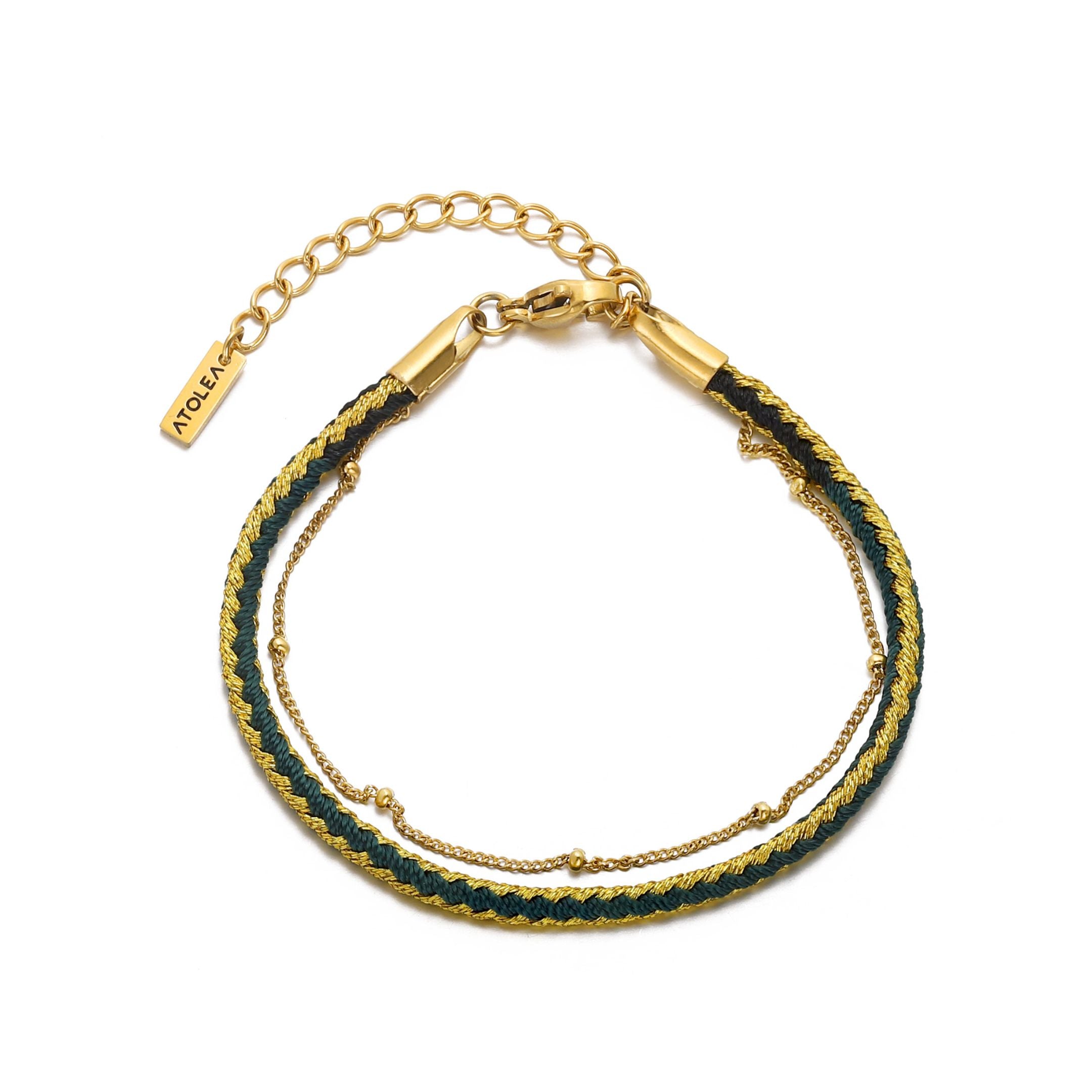 green gold bracelet