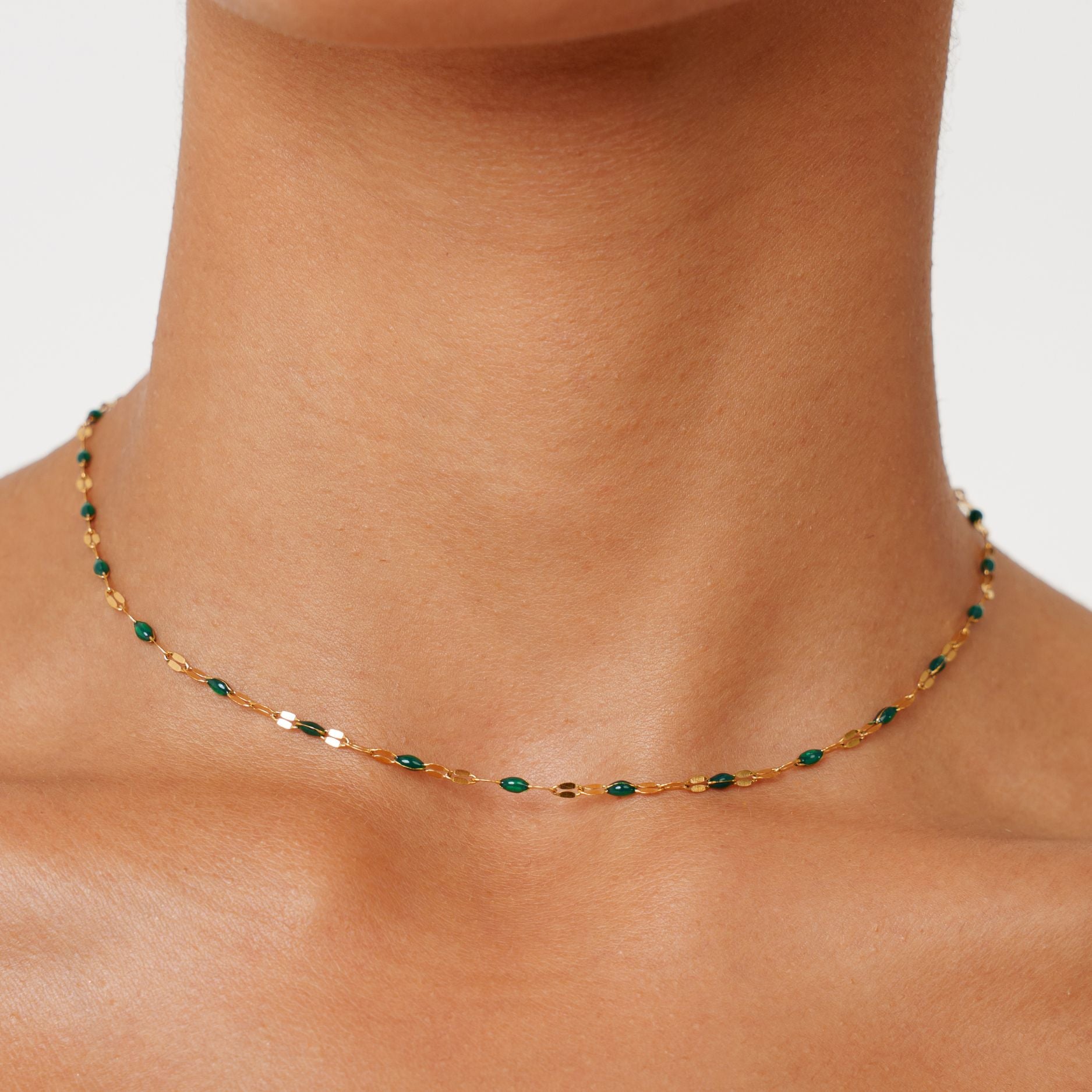 Green Stone Choker