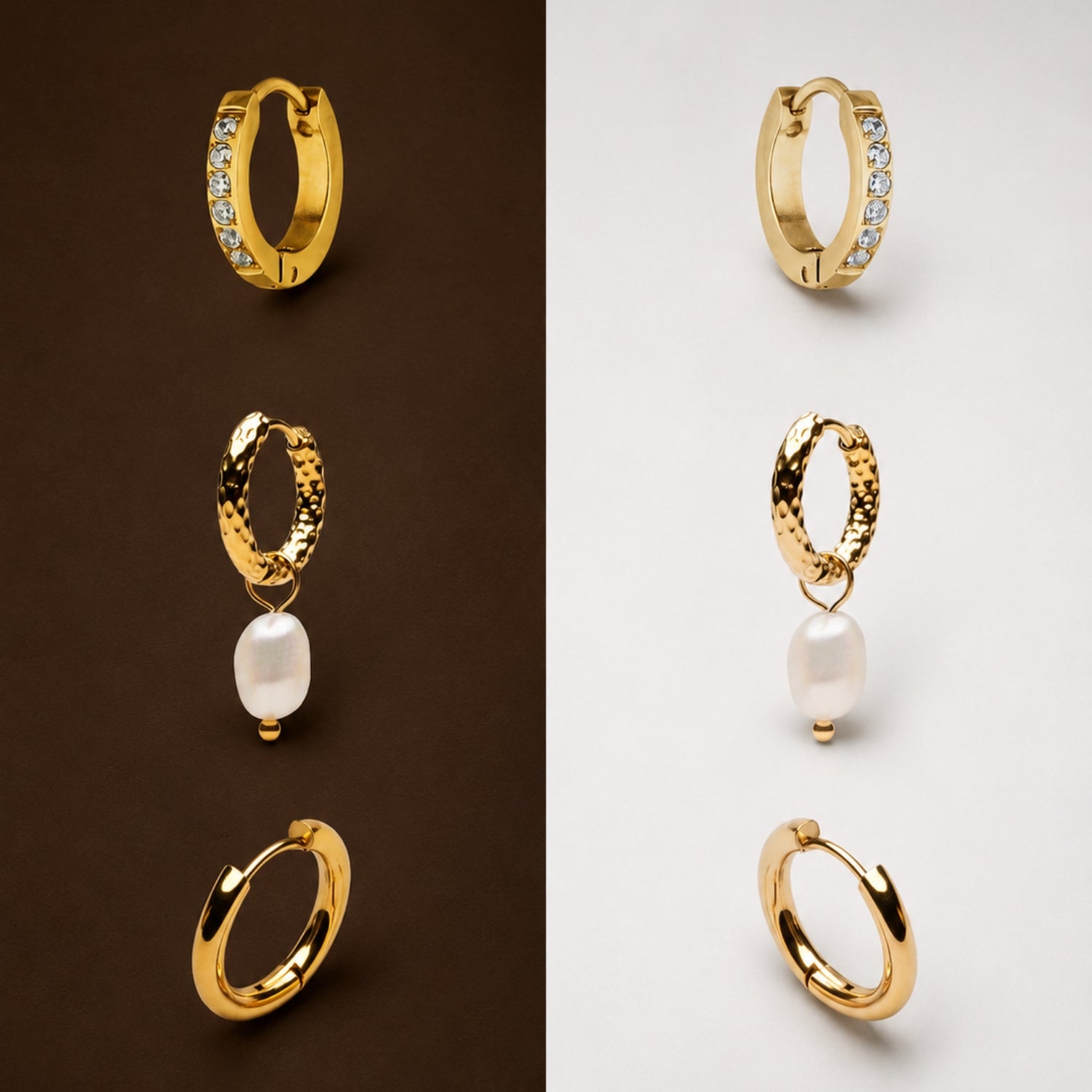 Huggie Hoops 14kgold