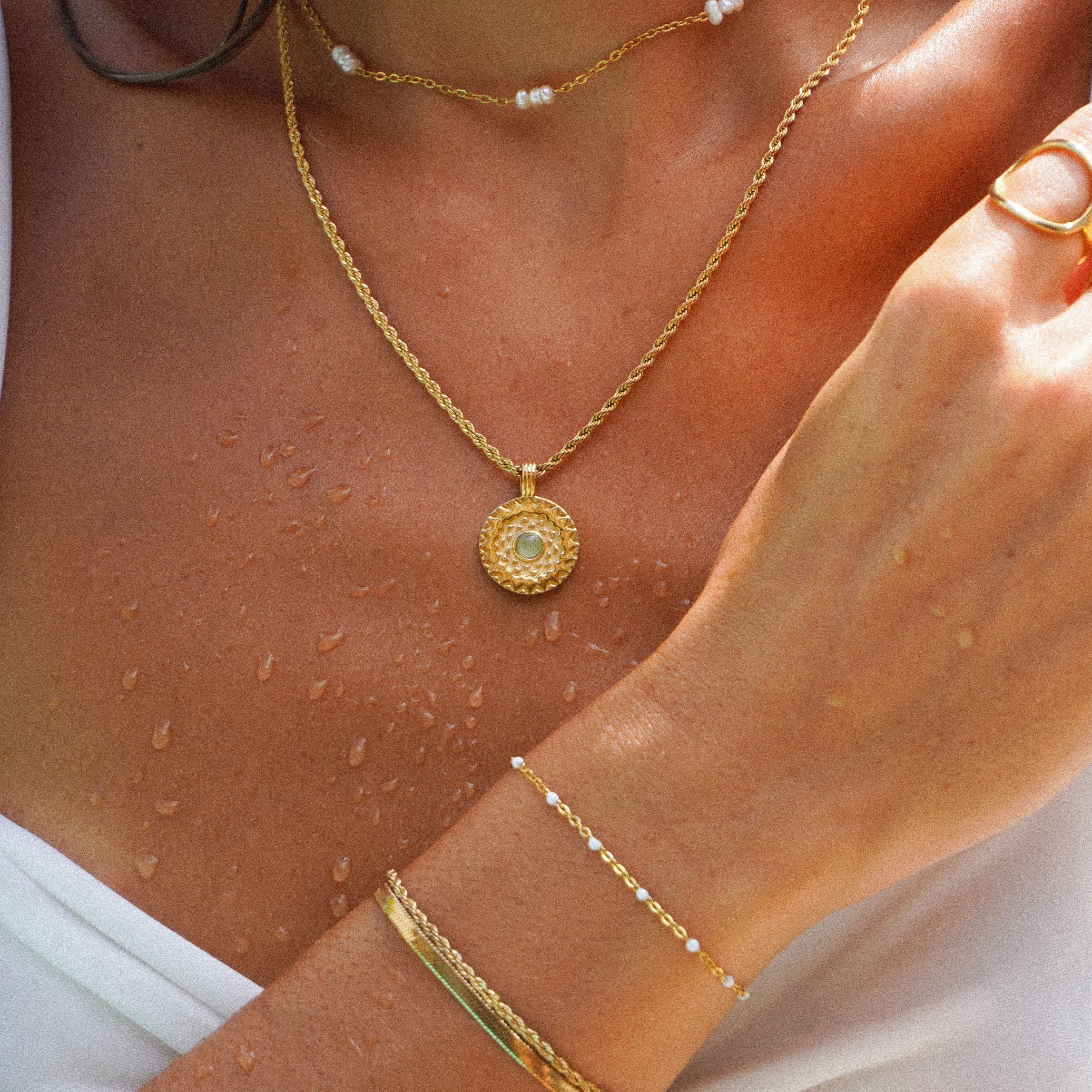 Inca sun necklace