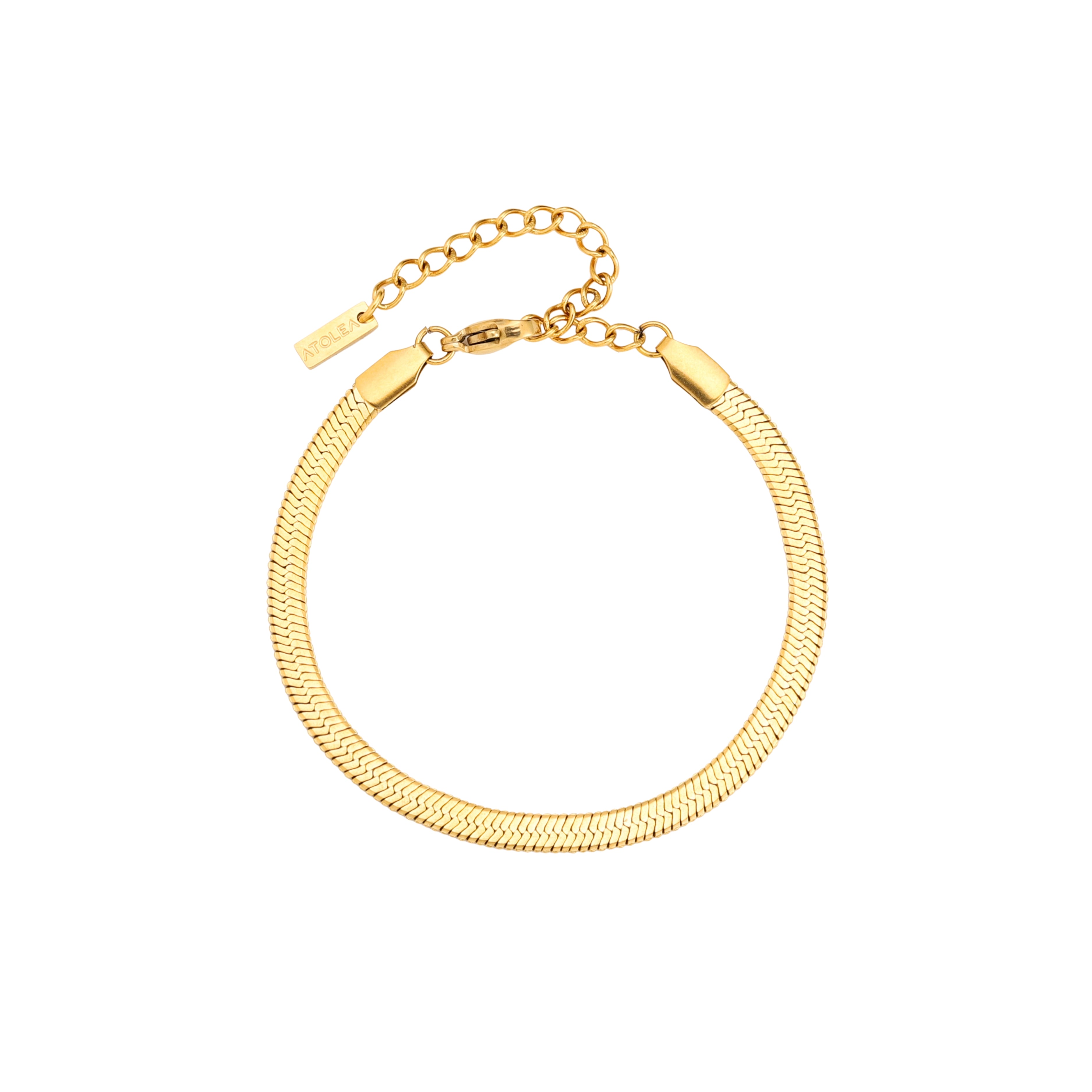 Kauai Herringbone Bracelet Gold