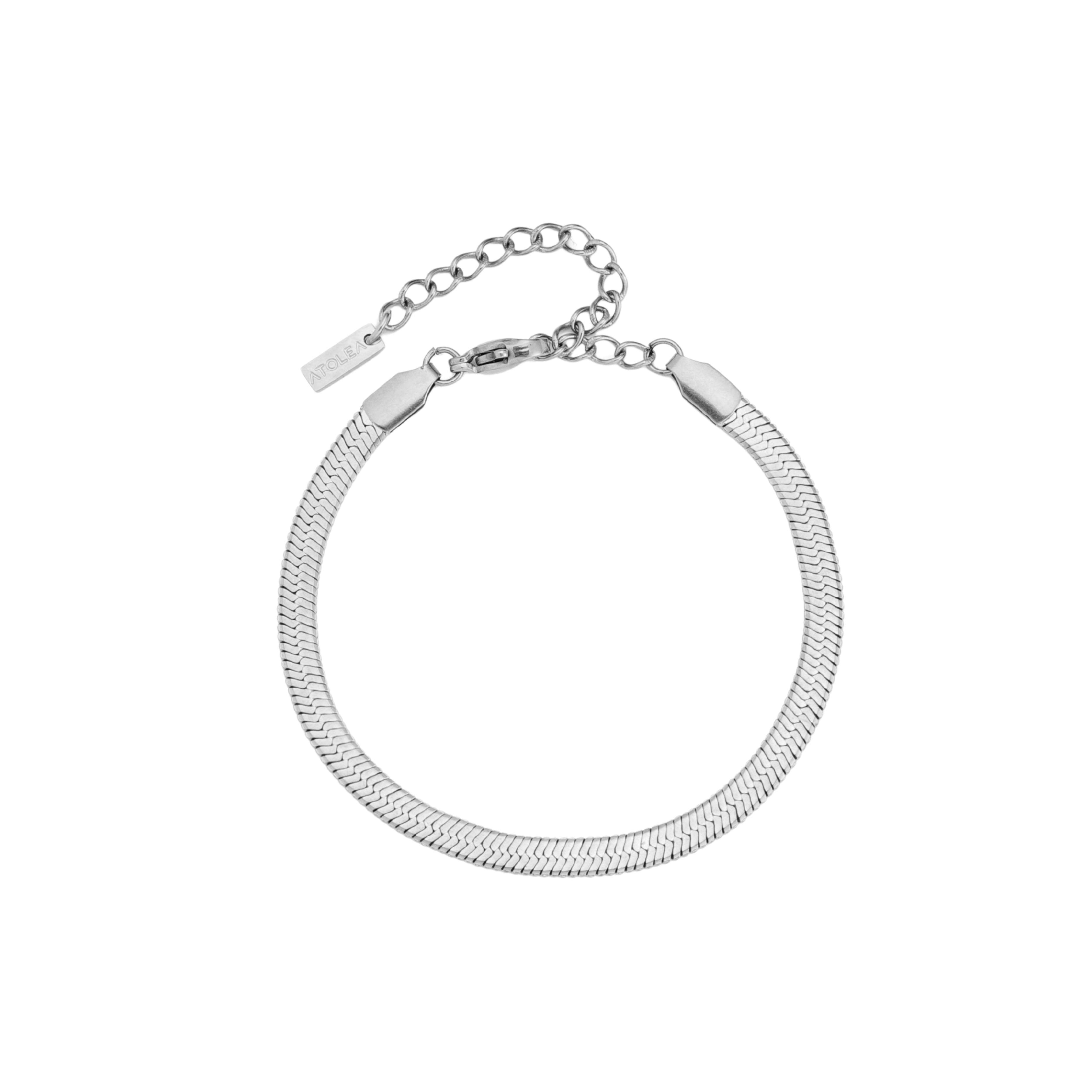 Kauai Herringbone Bracelet Silver