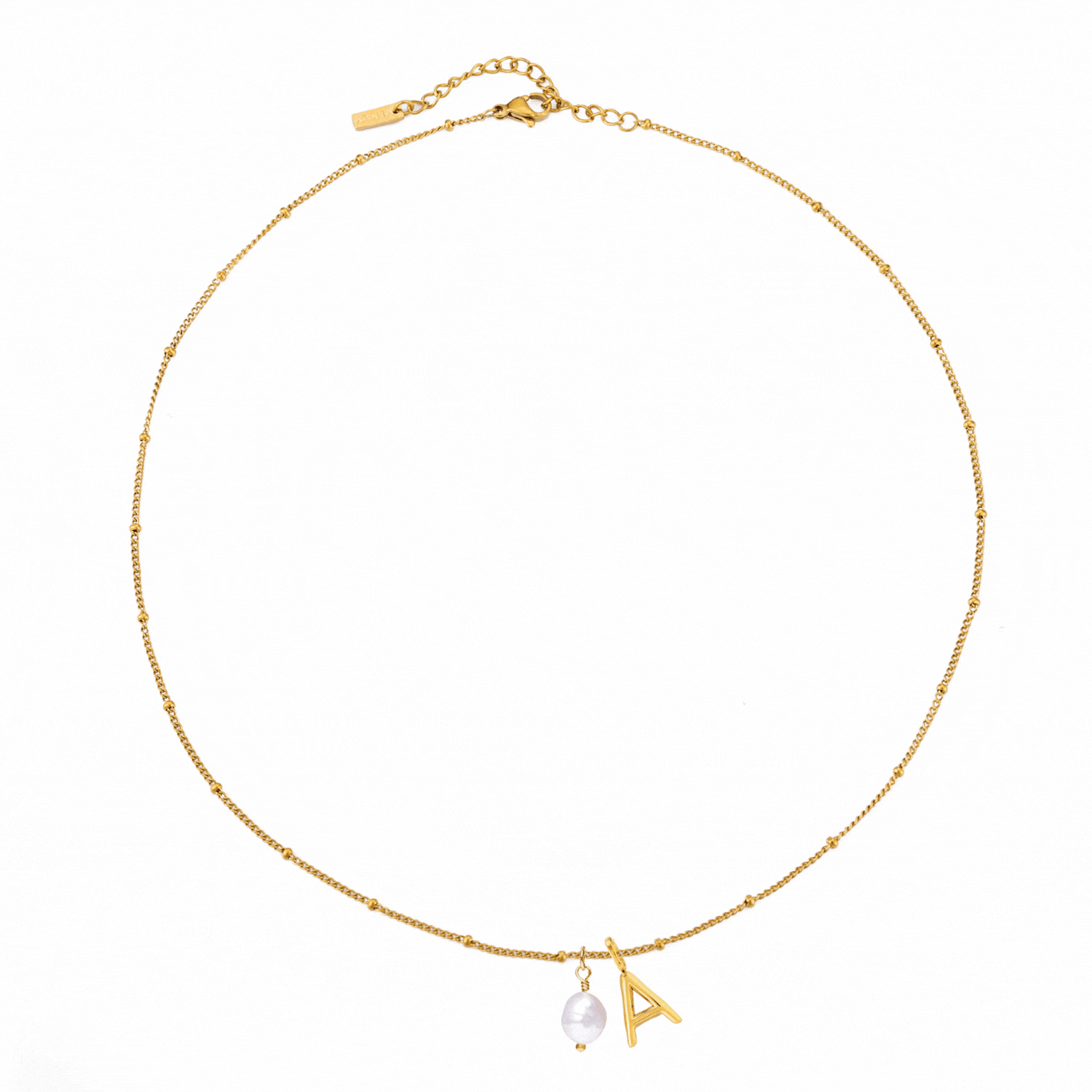 Letter Pearl Pendant