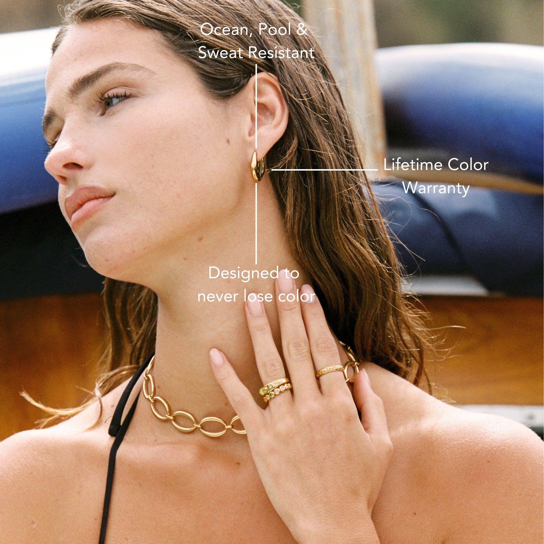 Organic Hoop Earrings