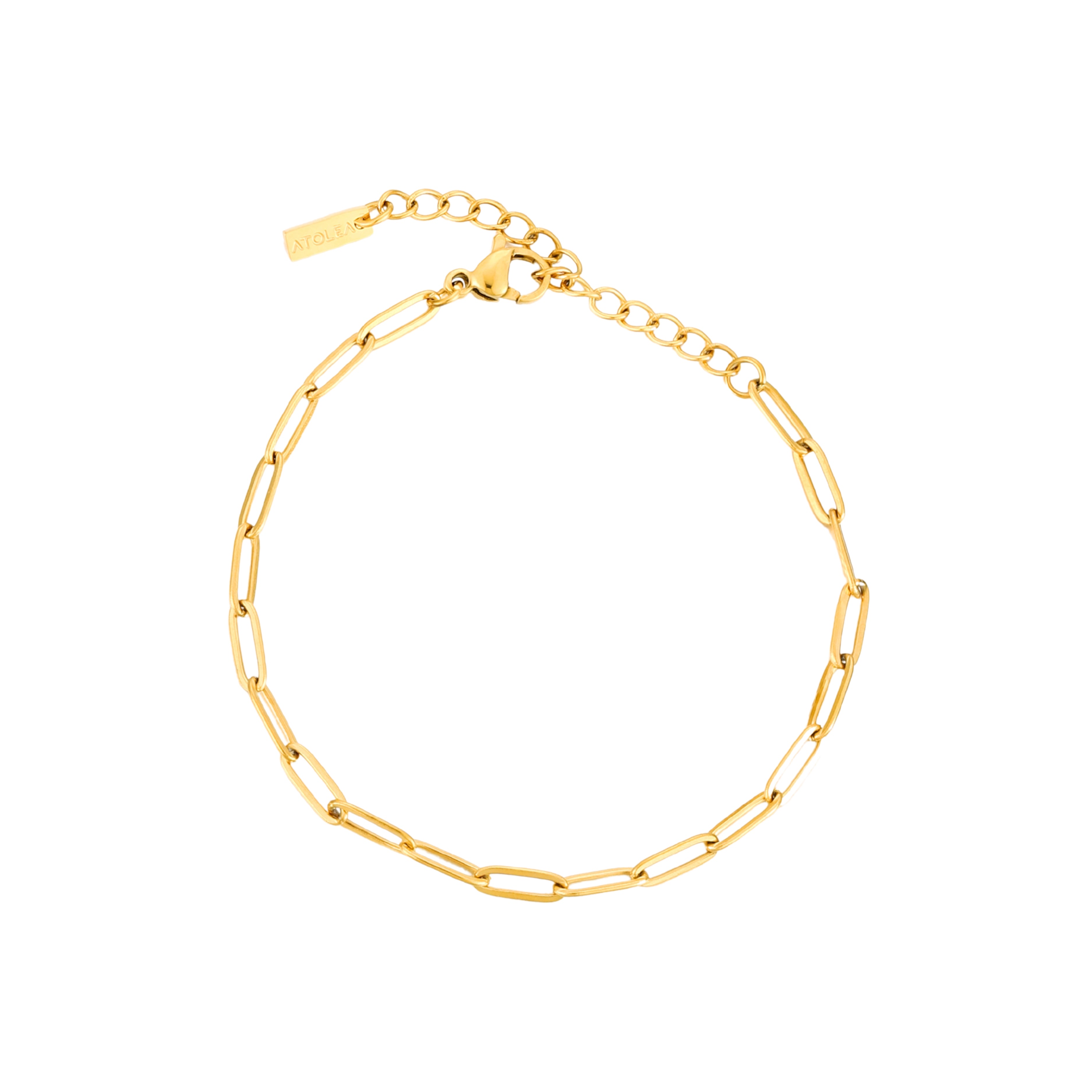 Paperclip Bracelet Gold
