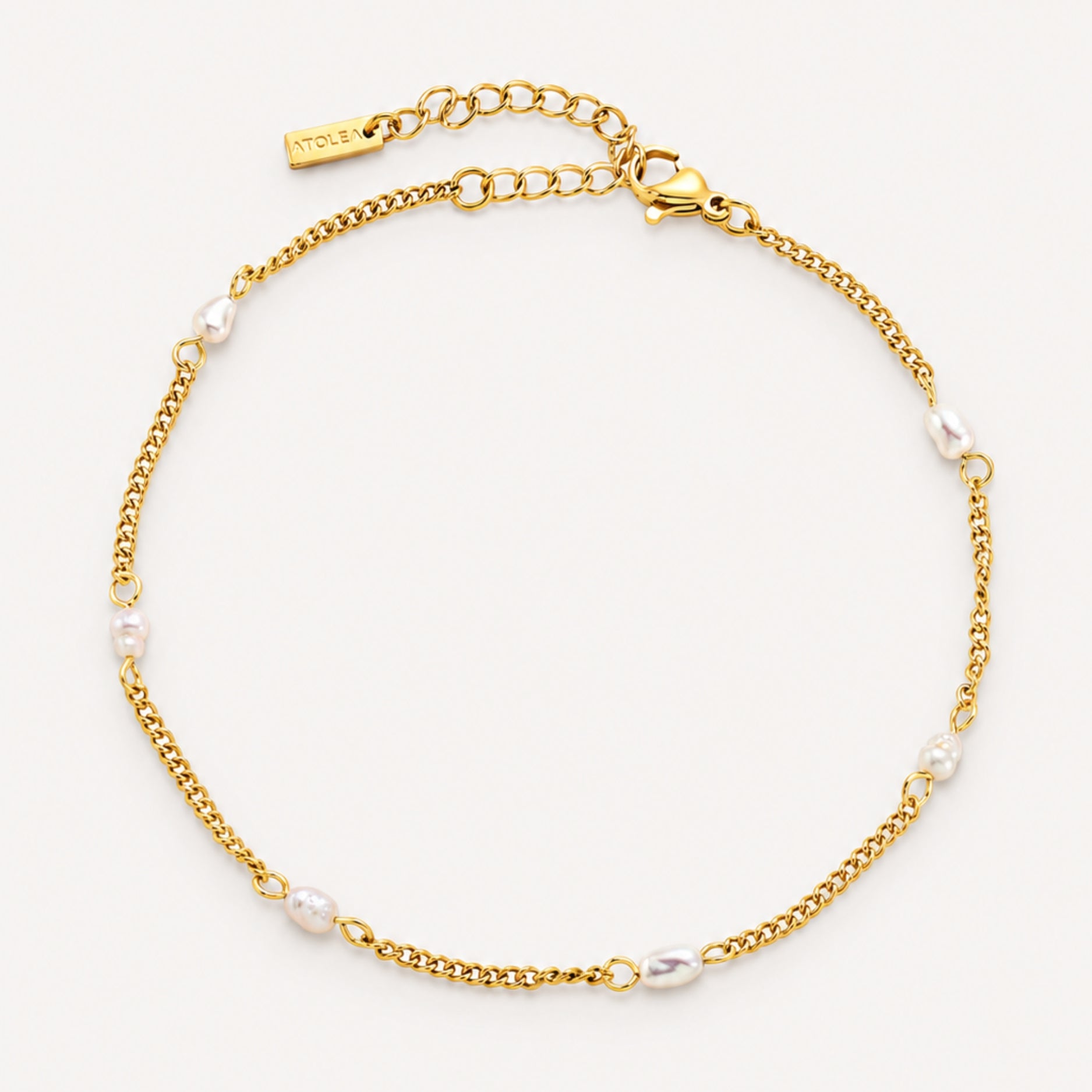 Pearly Anklet Silver