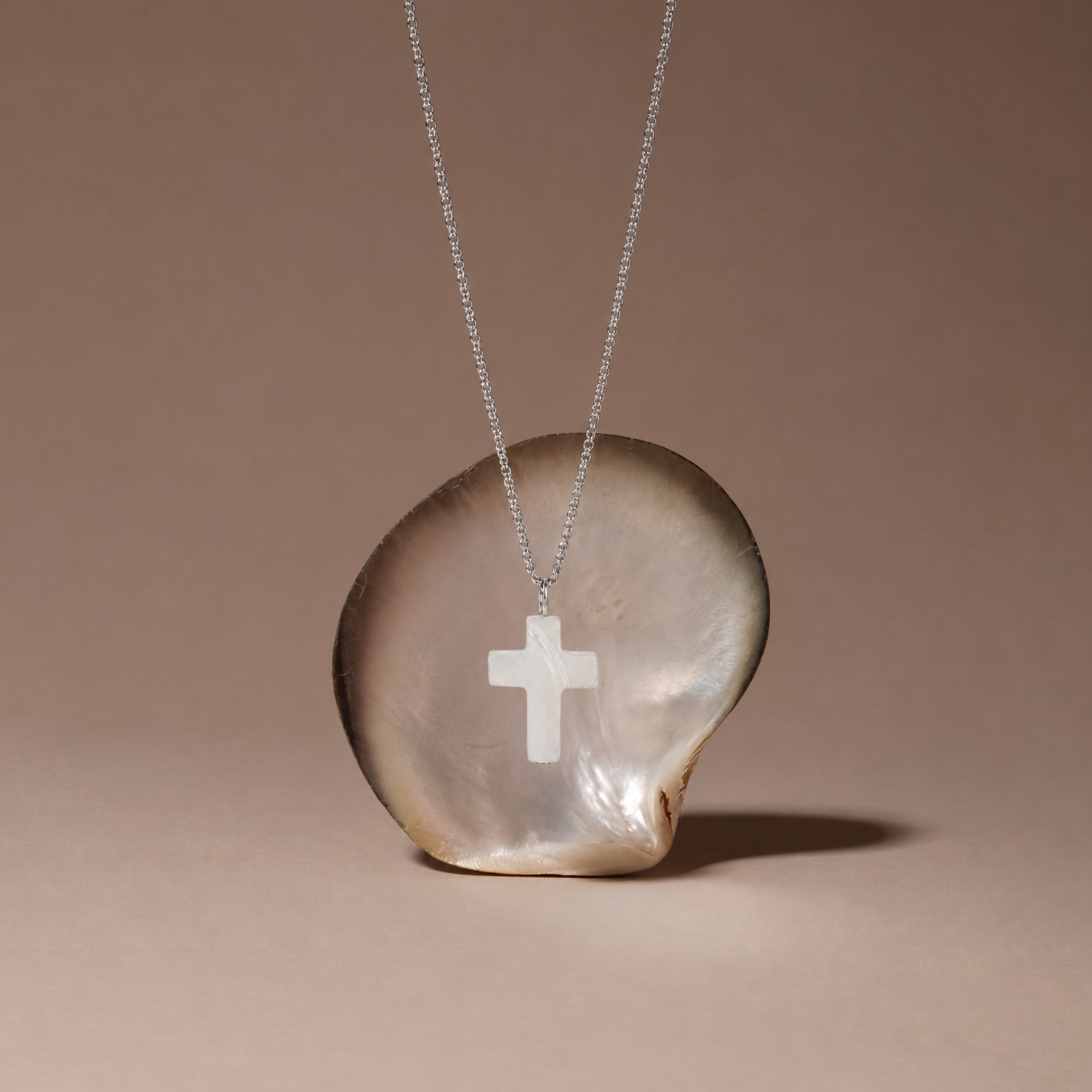 Pearly Cross Pendants