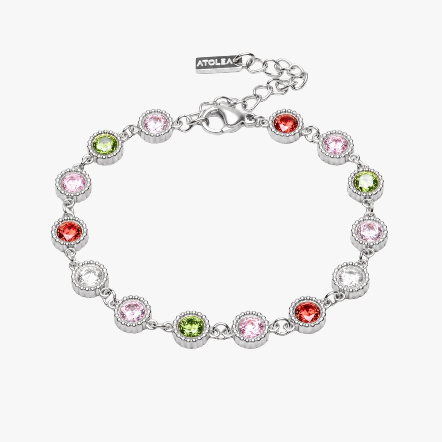 Rainbow Bracelet Silver