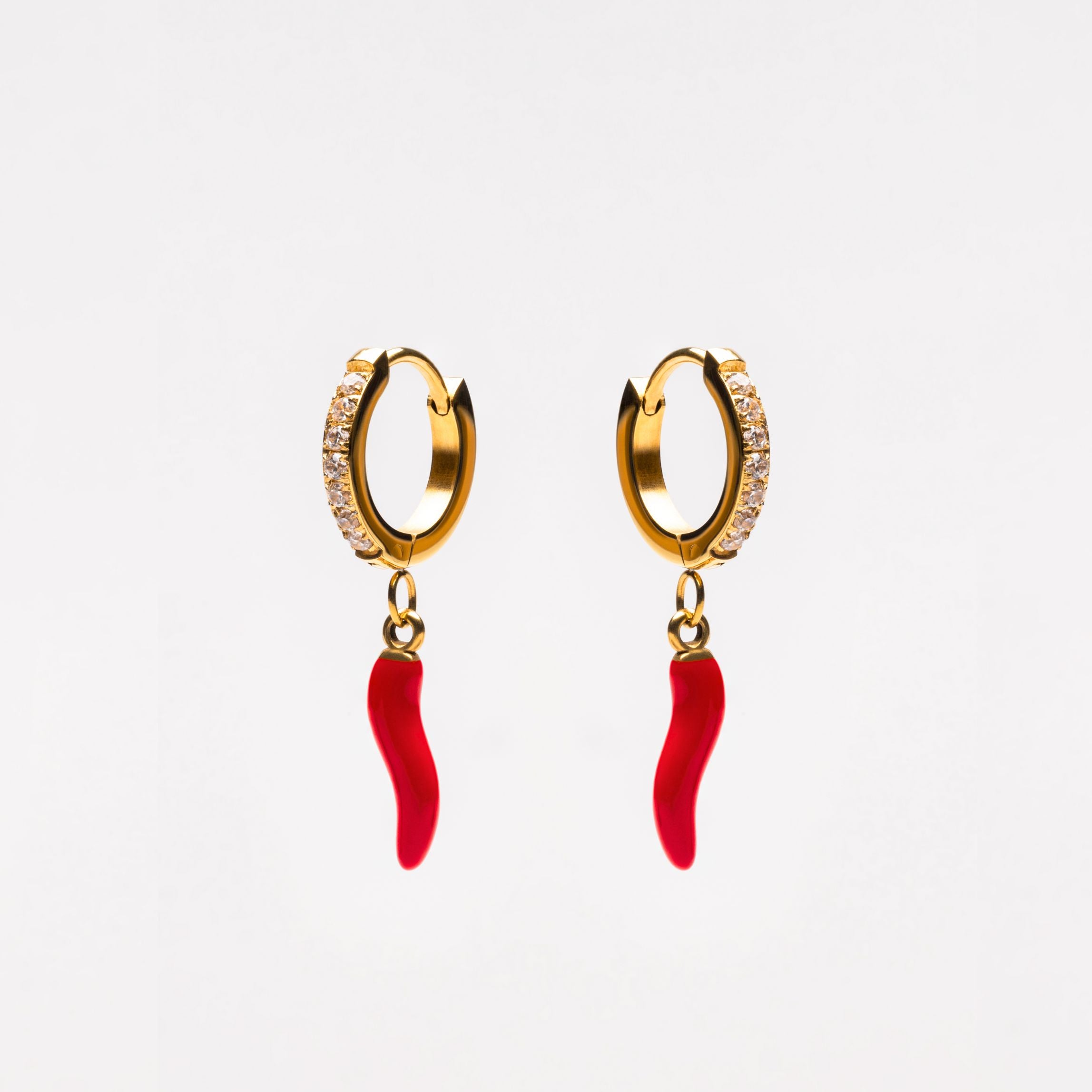 red chilli earrings