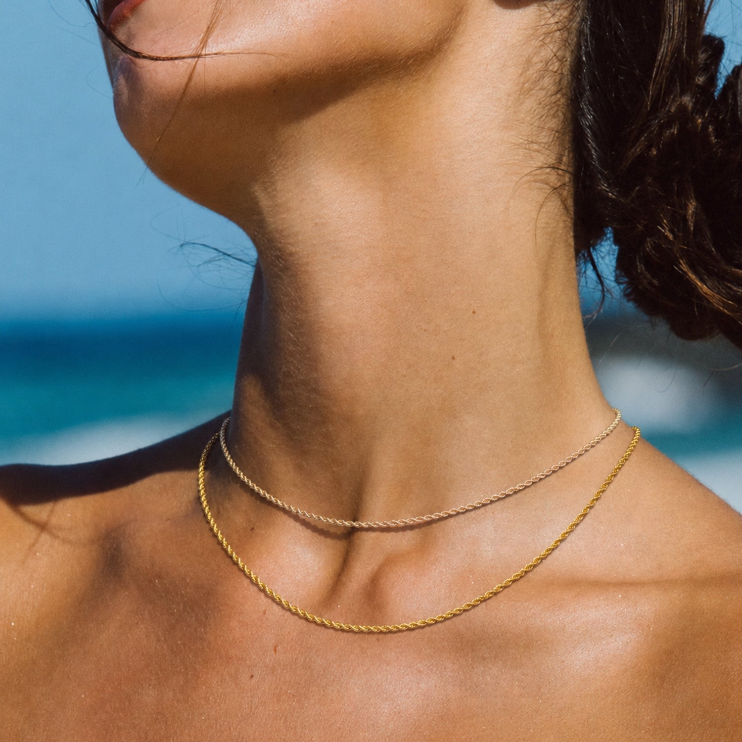 Rope Chain Necklace 14kgold