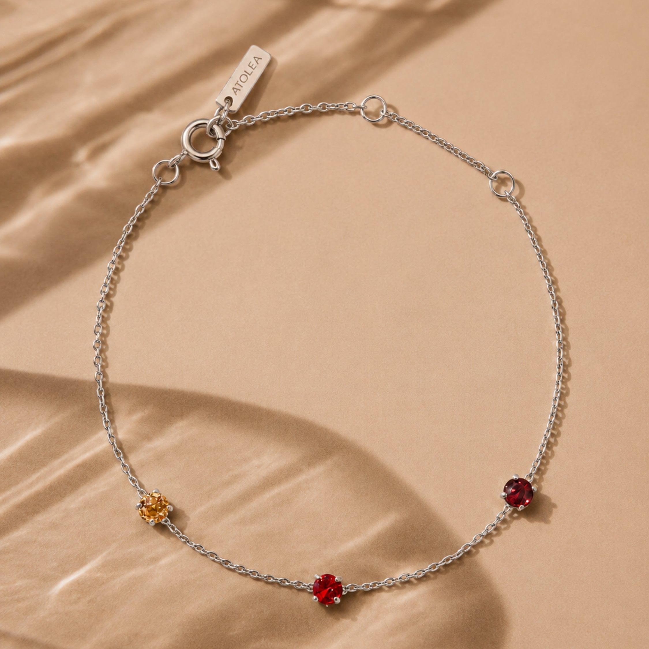 Silver Birth Bracelet
