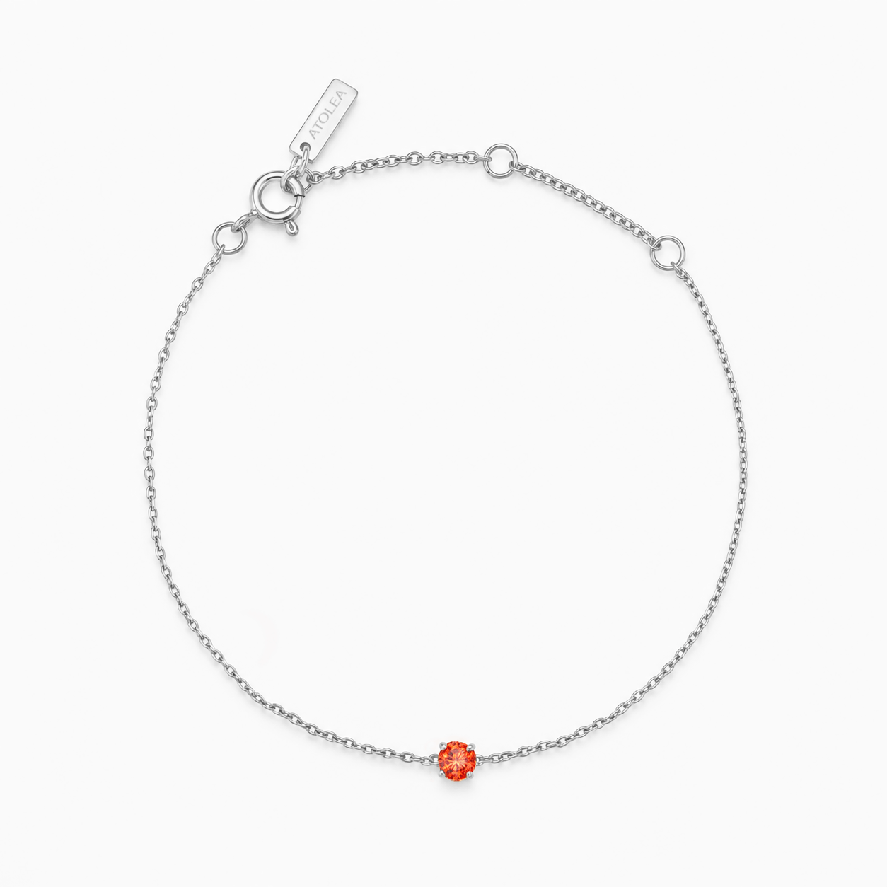 Silver Bracelet Stone