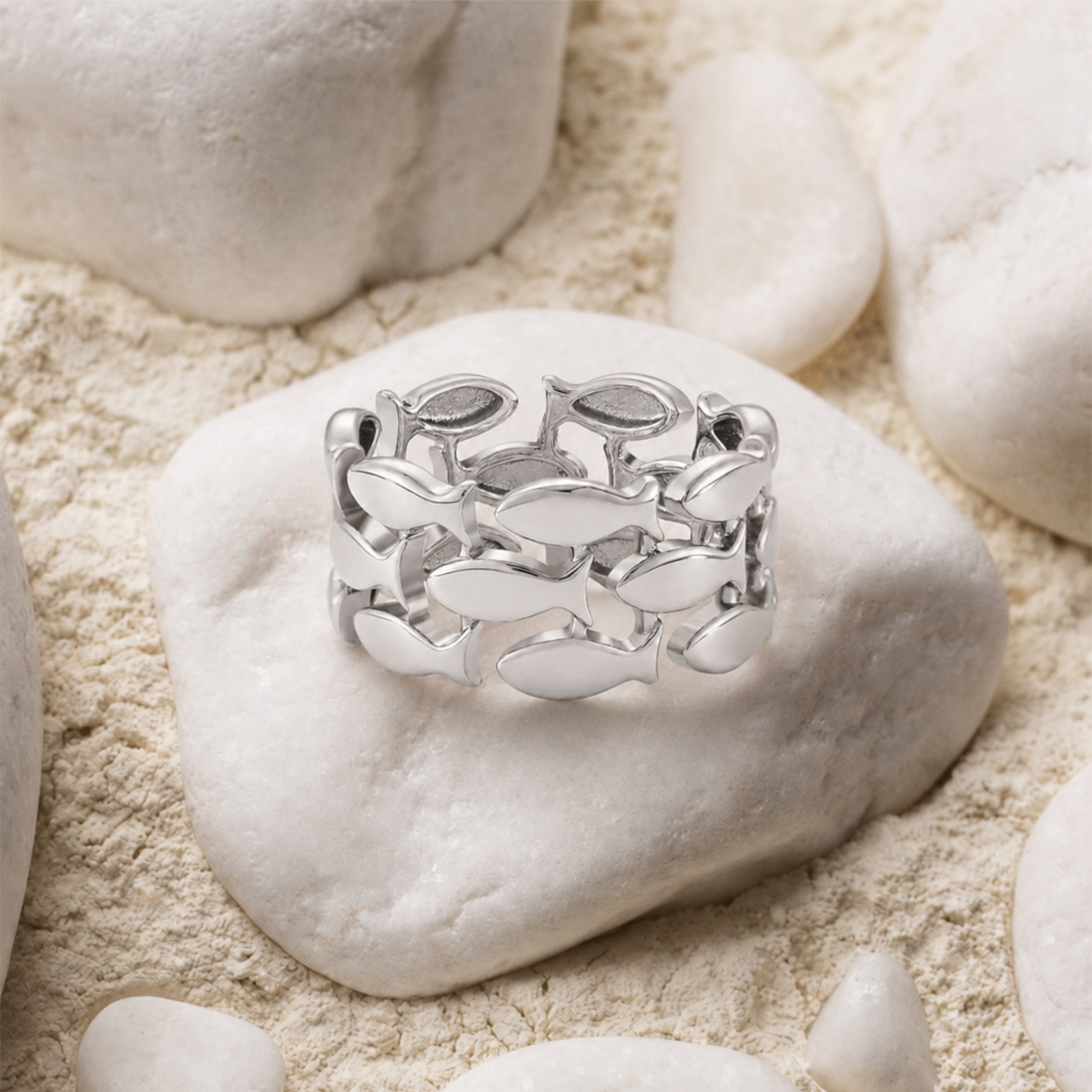 Silver Fish Ring