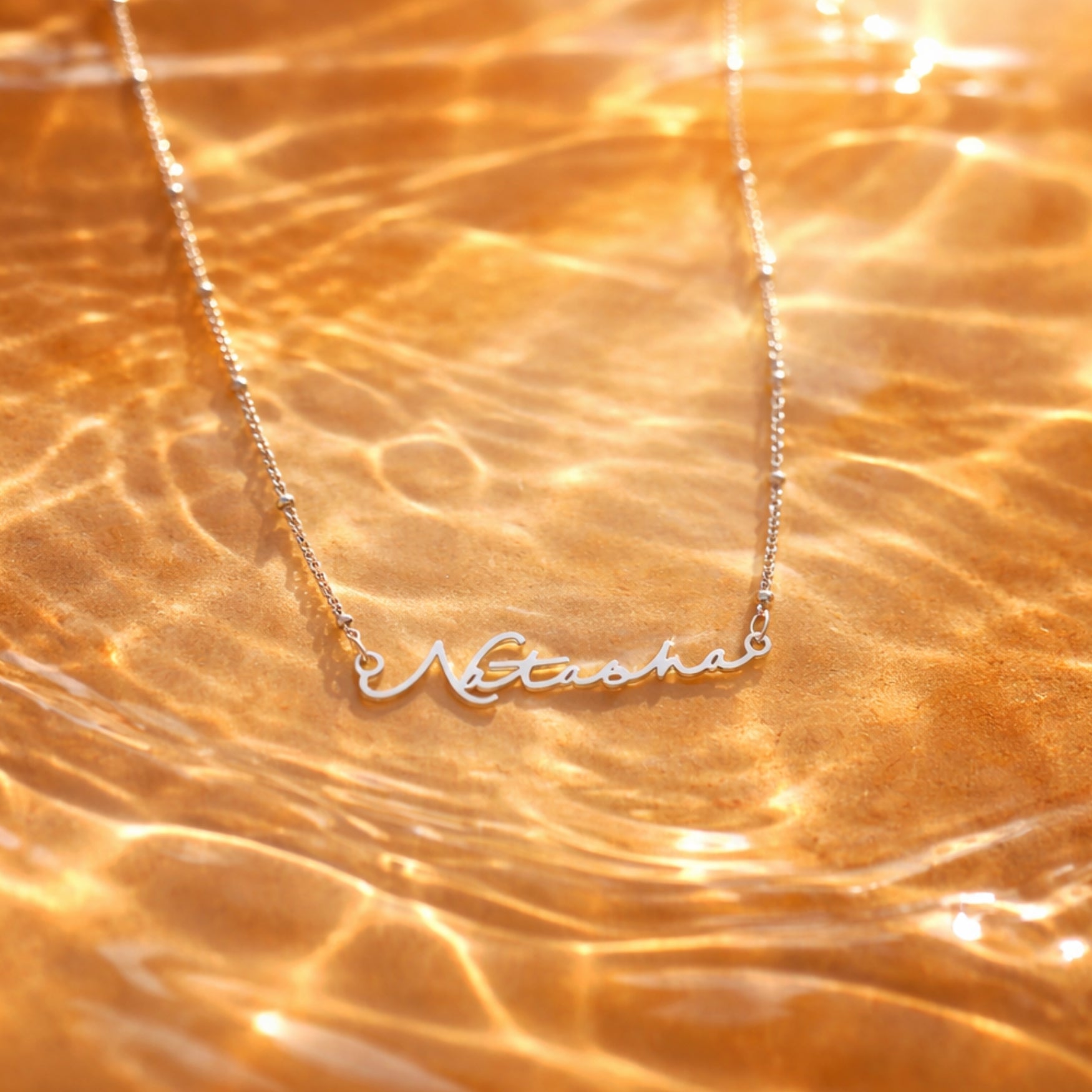 Silver Name Necklace
