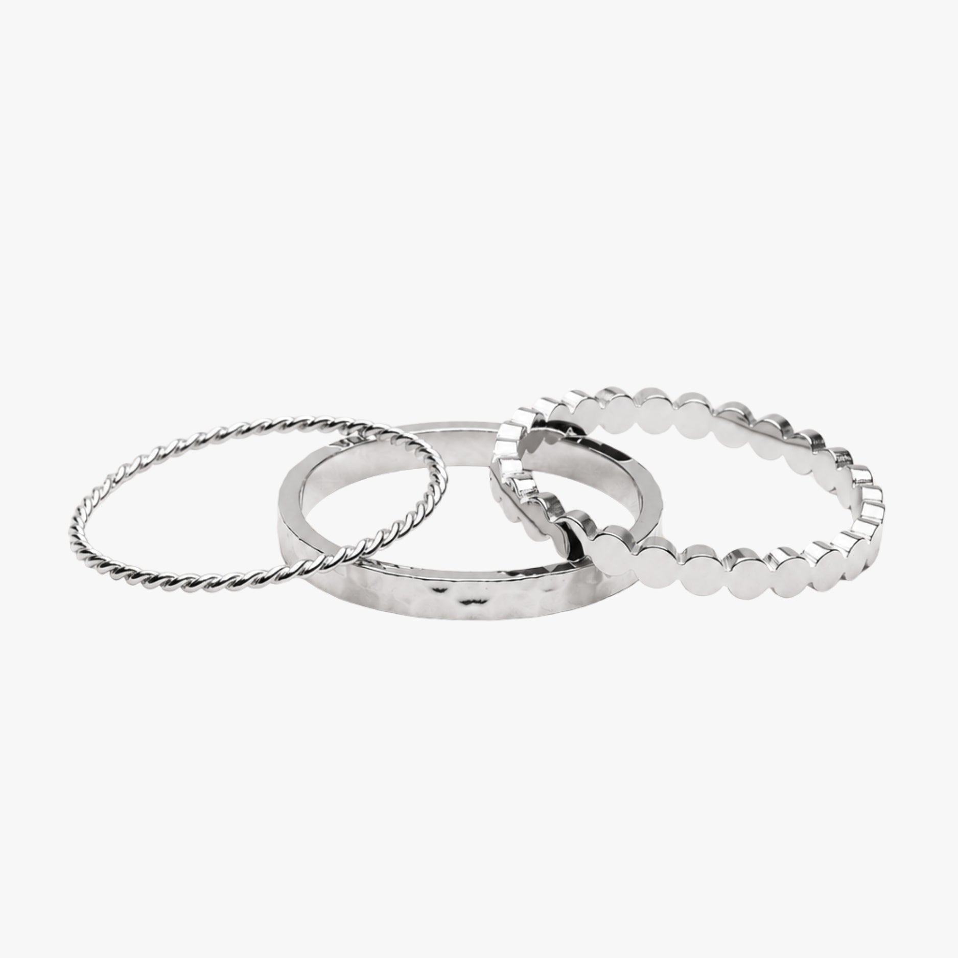 Silver Rings Set