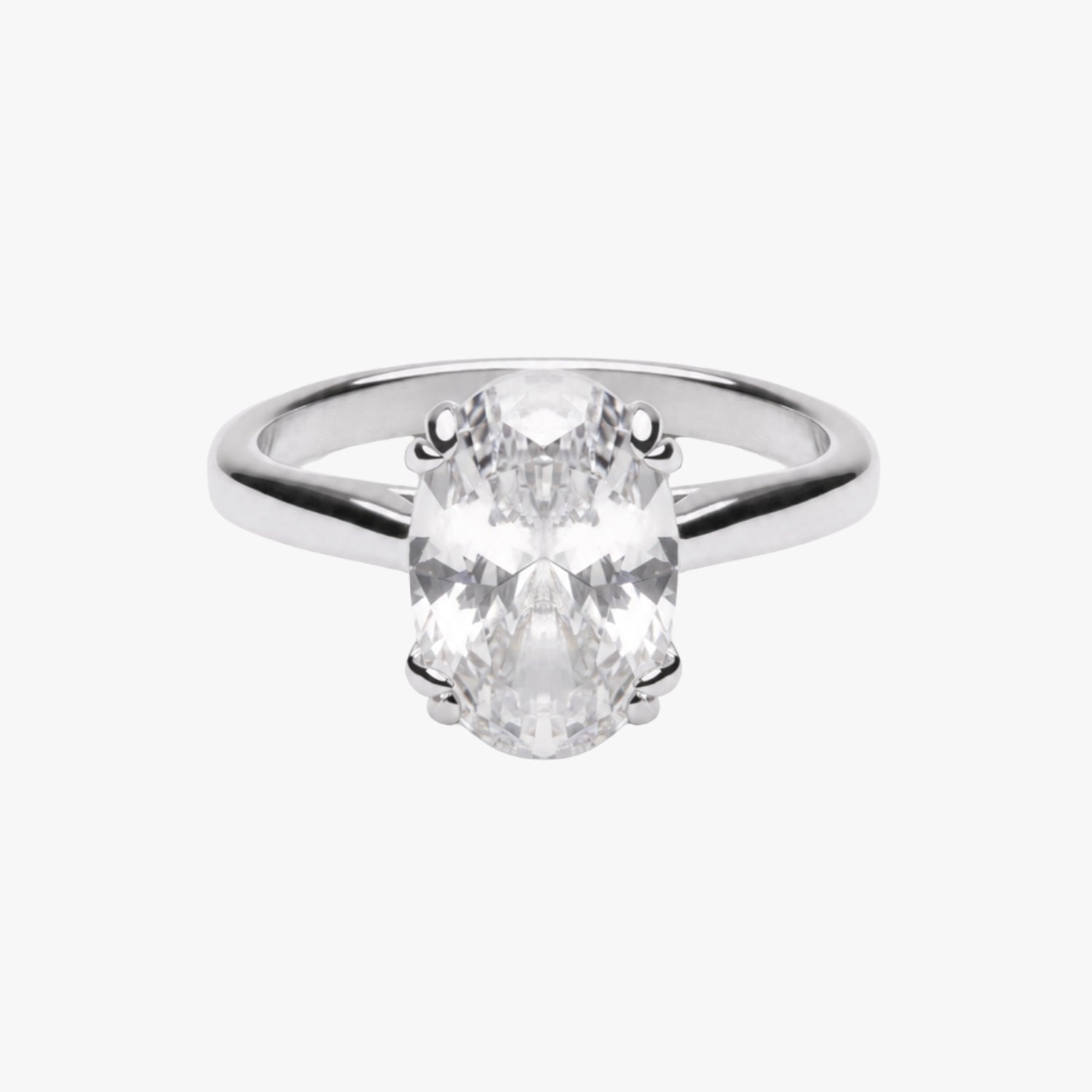 Silver Solitaire RIng