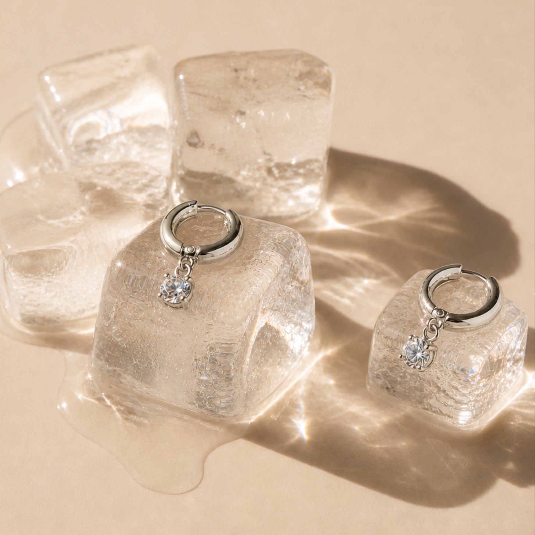 Silver Sparkle Earrings