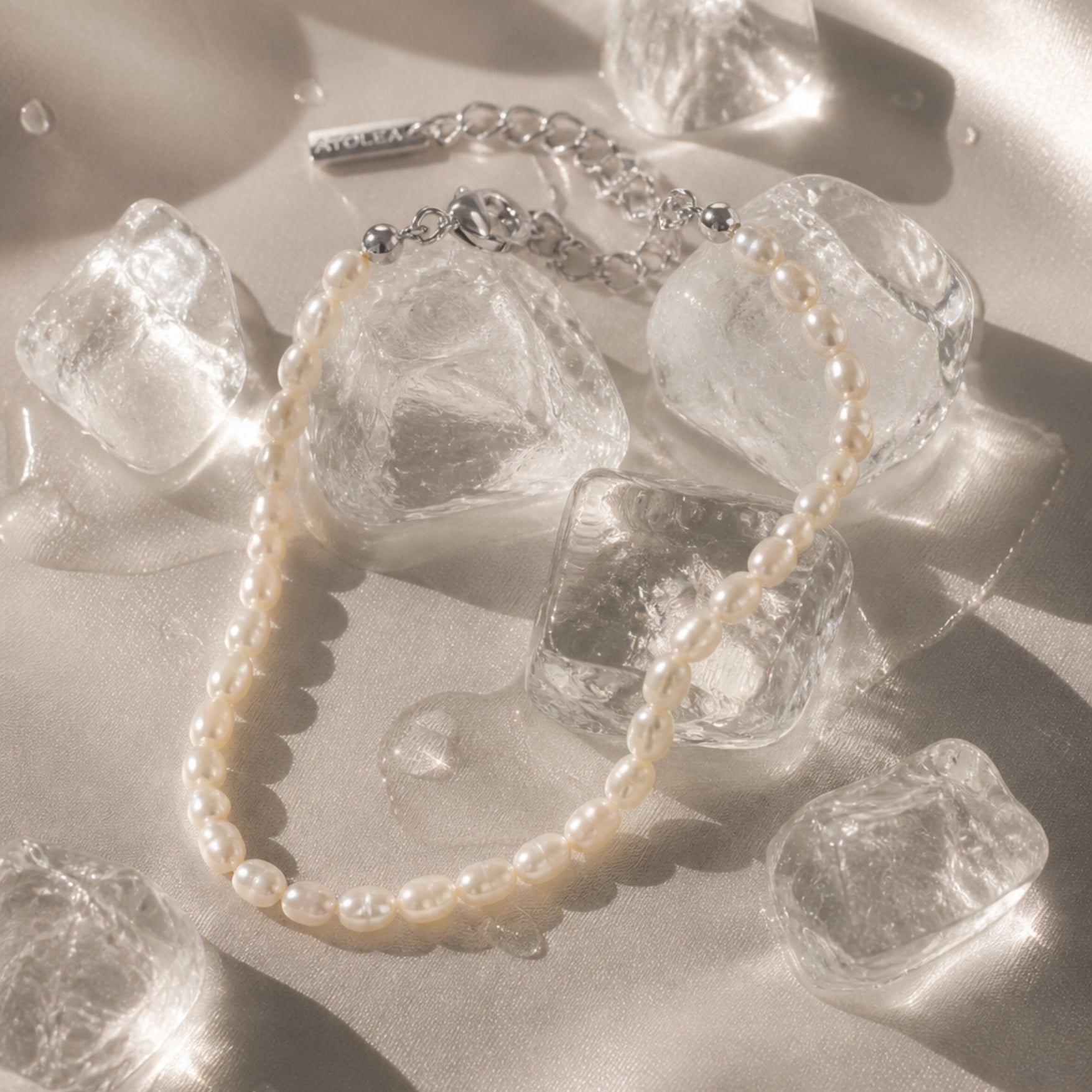 Silver String Bracelet