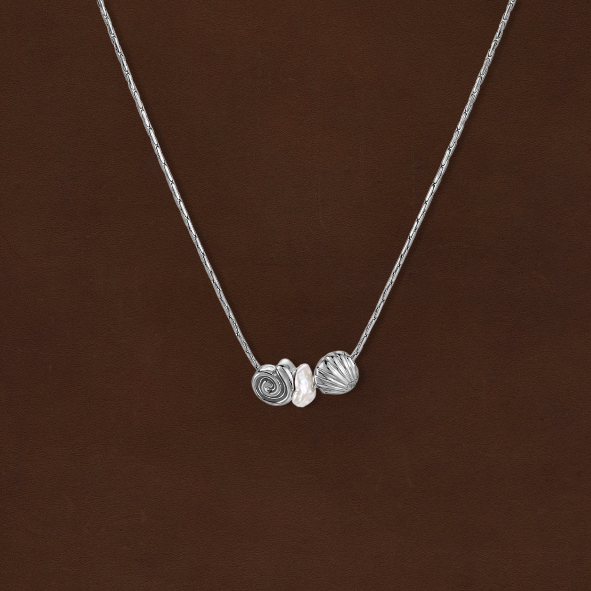 Silvery Shore Choker