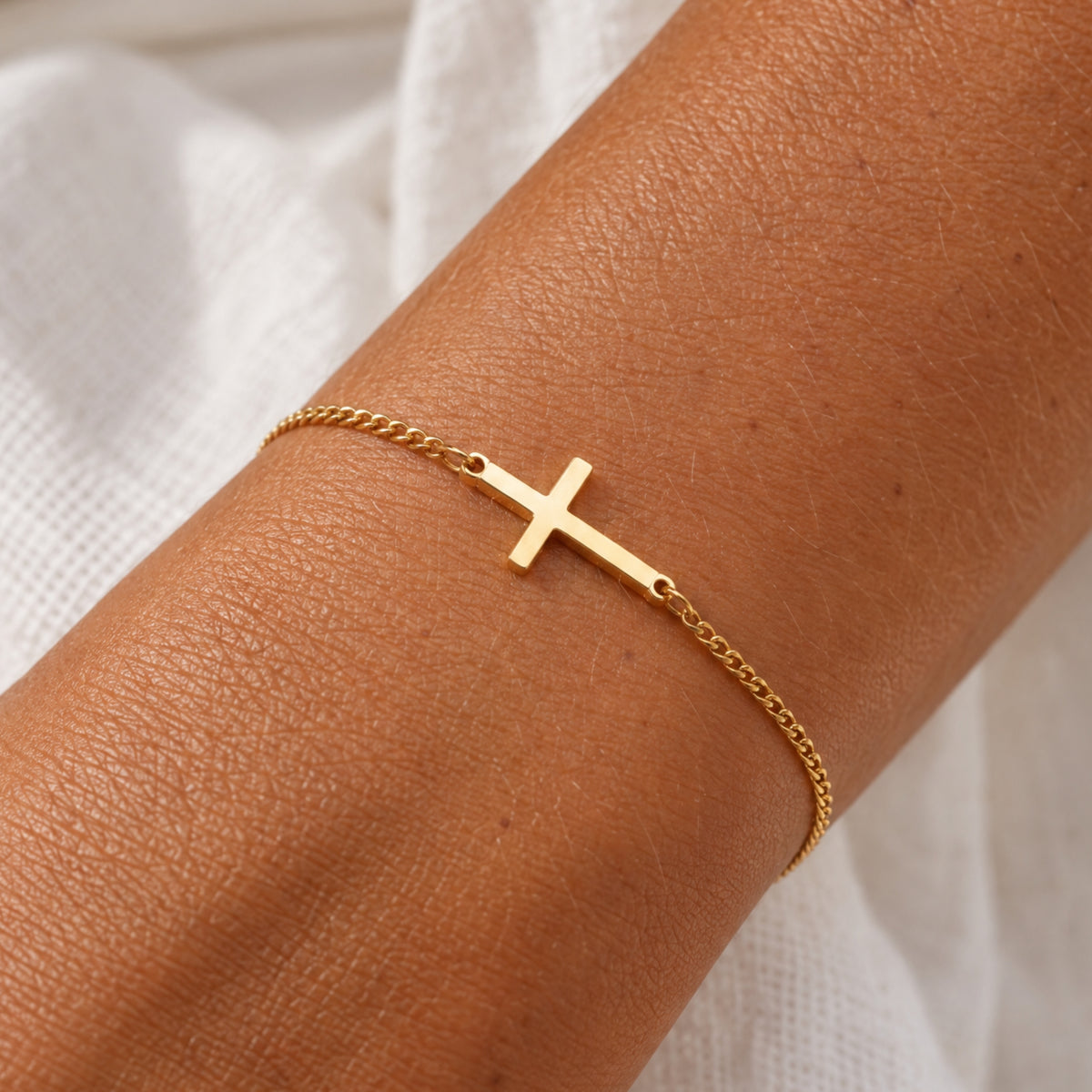 Simple Cross Bracelet