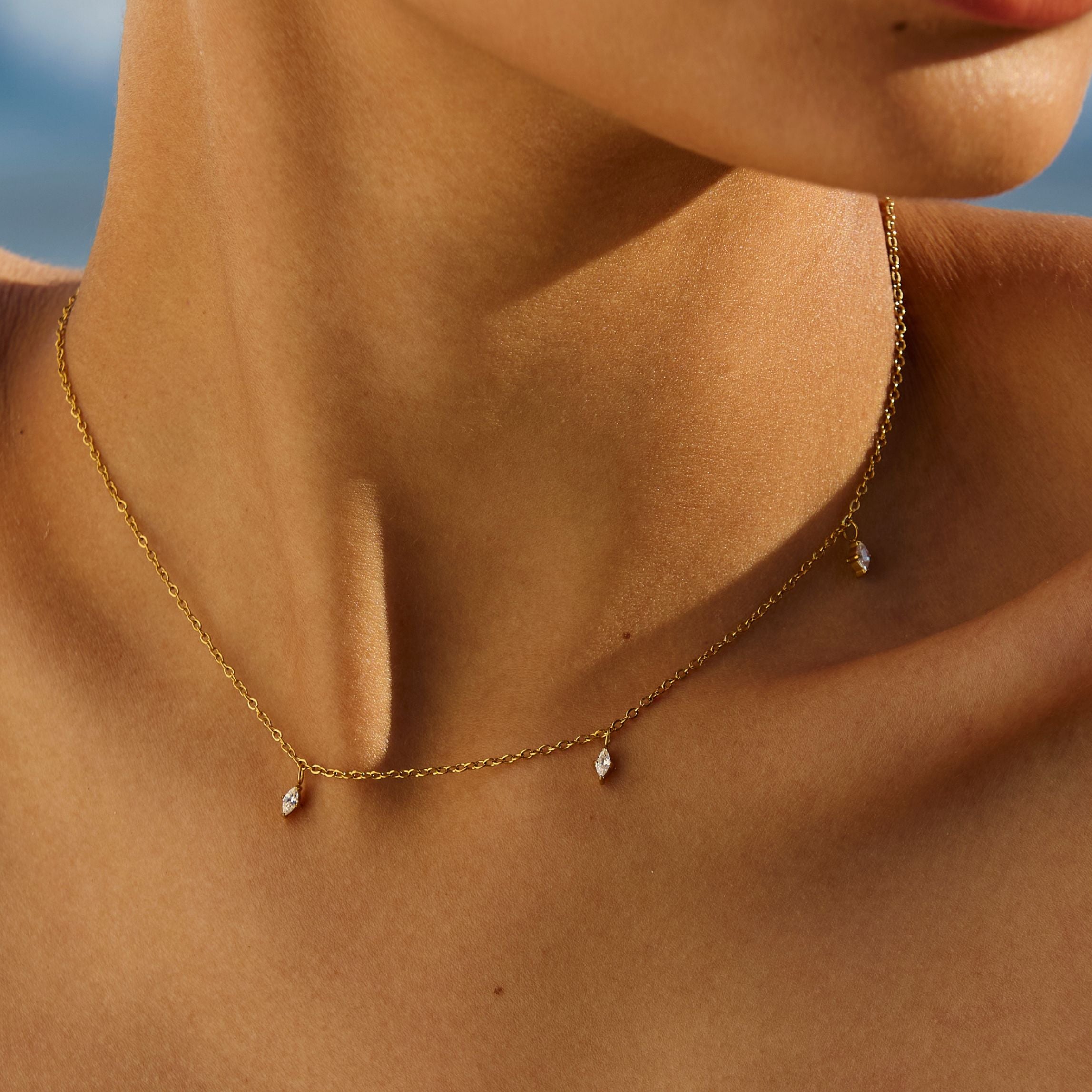 Small Diamond Choker