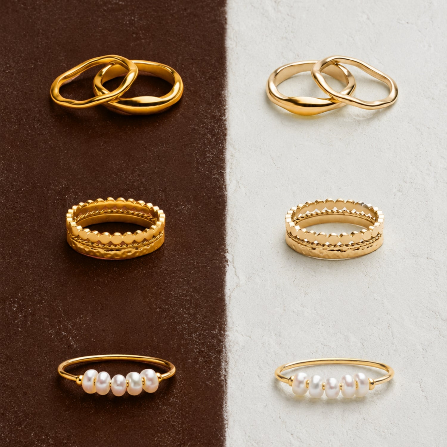 Stackable Rings 14kgold
