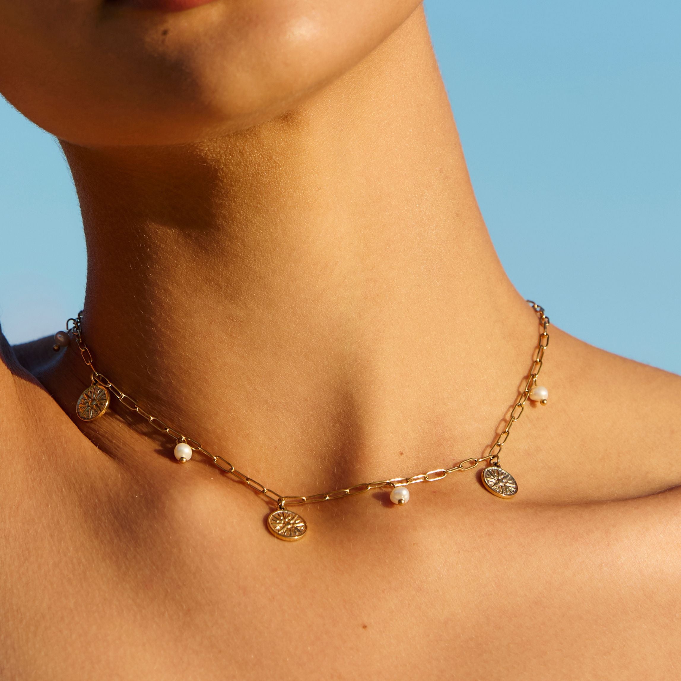 Sun Pearl Choker