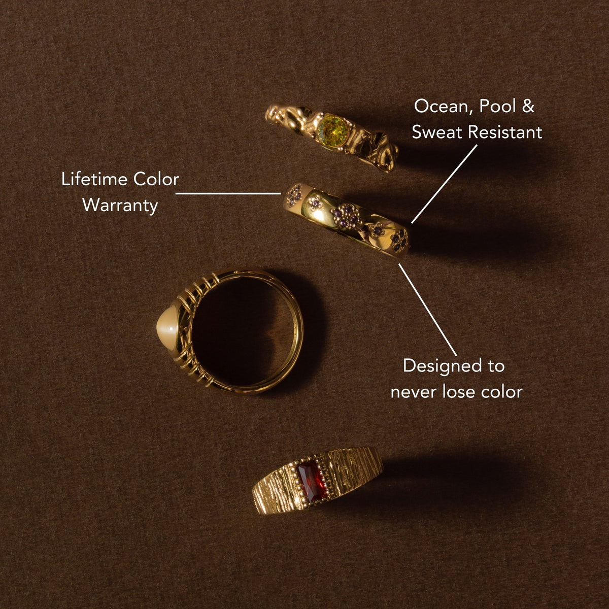 Waterproof Cluster Ring