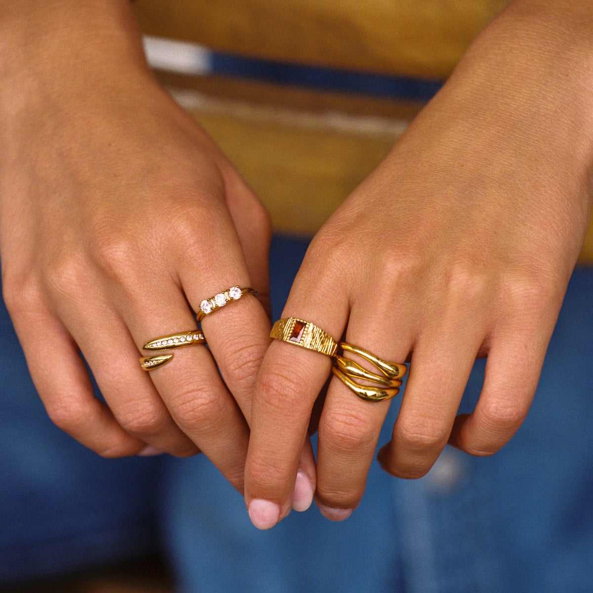 Wavy Band Ring
