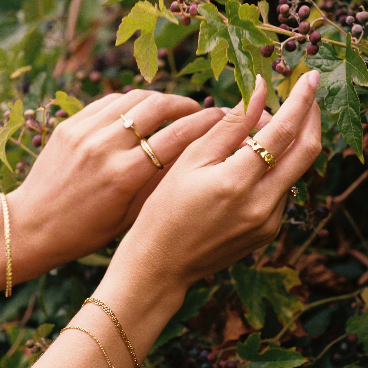 Yellow Gemstone Ring
