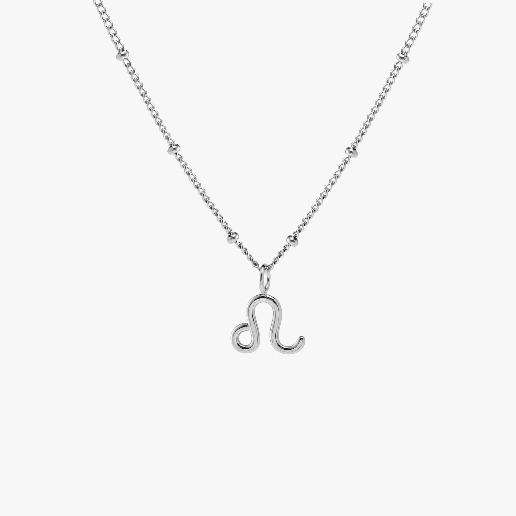 Zodiac Necklace Capricorn Silver