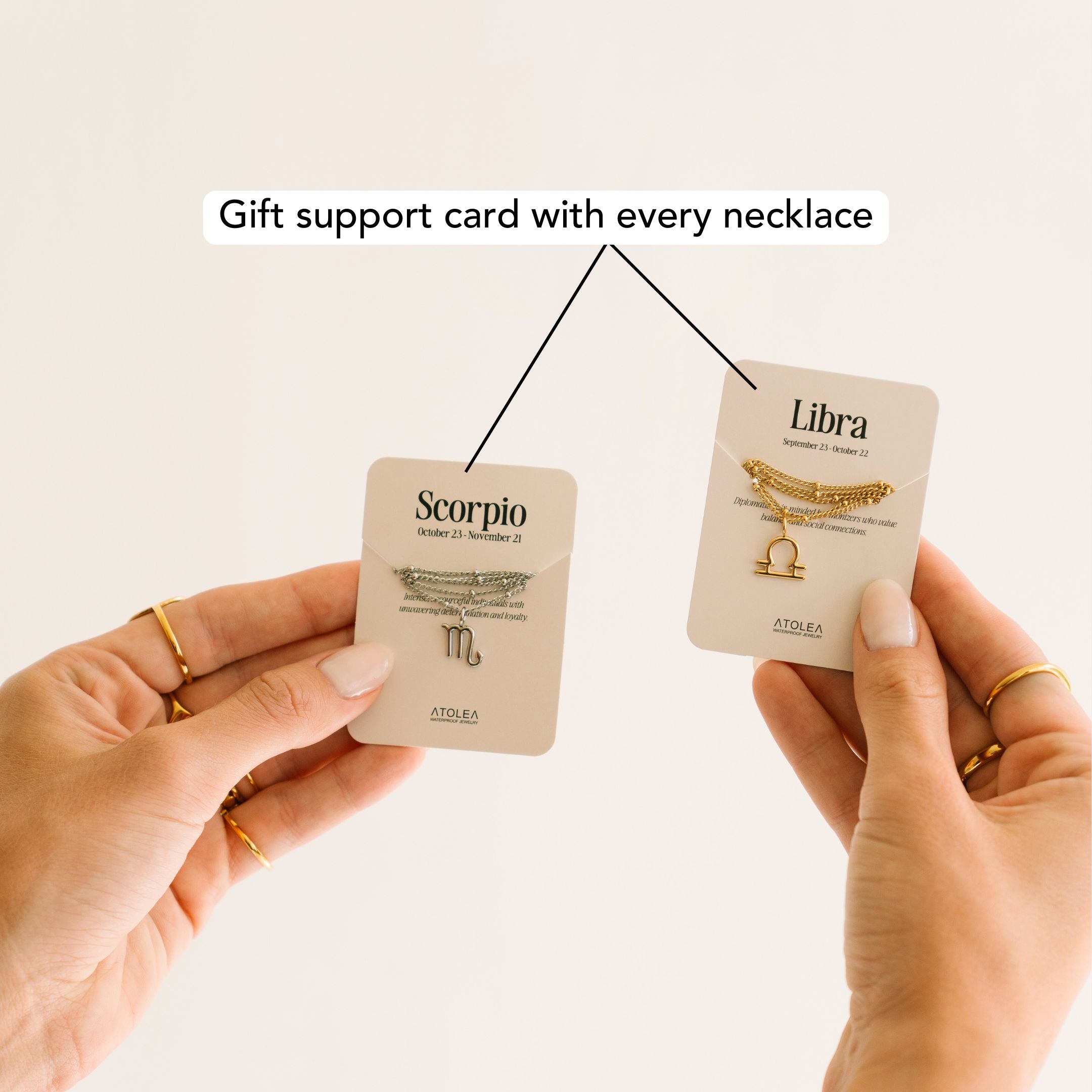 Zodiac Necklace Packaging