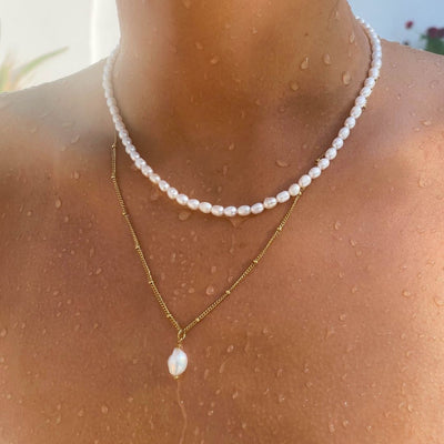 Necklace Tell Me Straight Pendant Waterproof main image 1