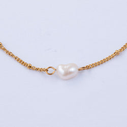 Gold Keshi Pearl Bracelet